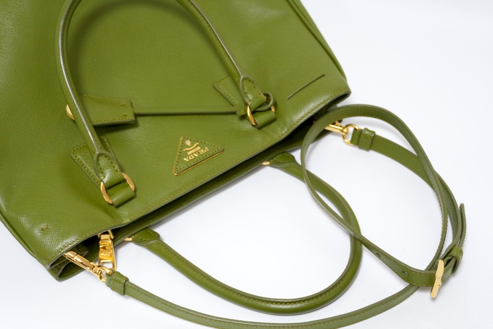 Borsa a tracolla Prada Galleria Saffiano Two Way usata