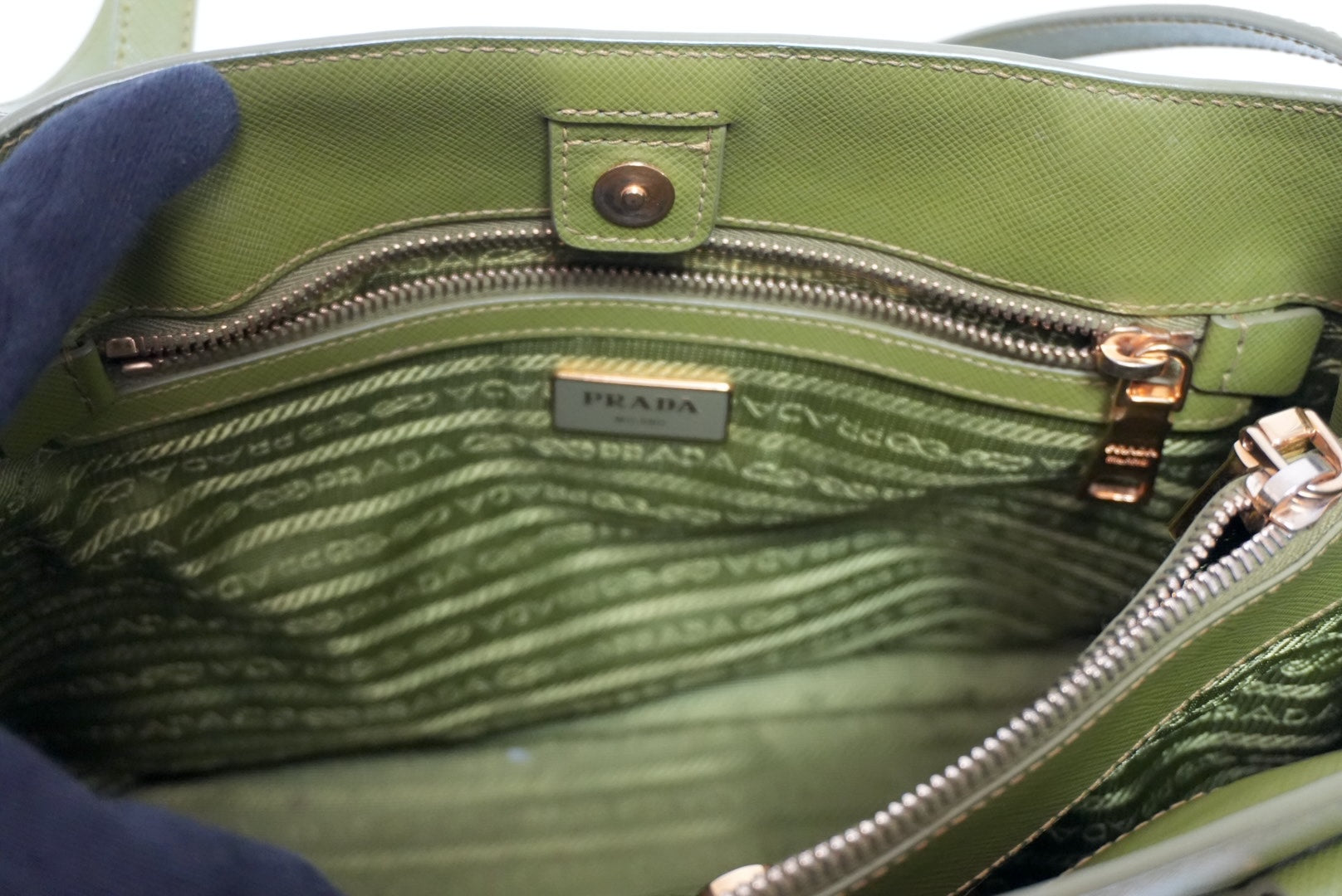 Borsa a tracolla Prada Galleria Saffiano Two Way usata