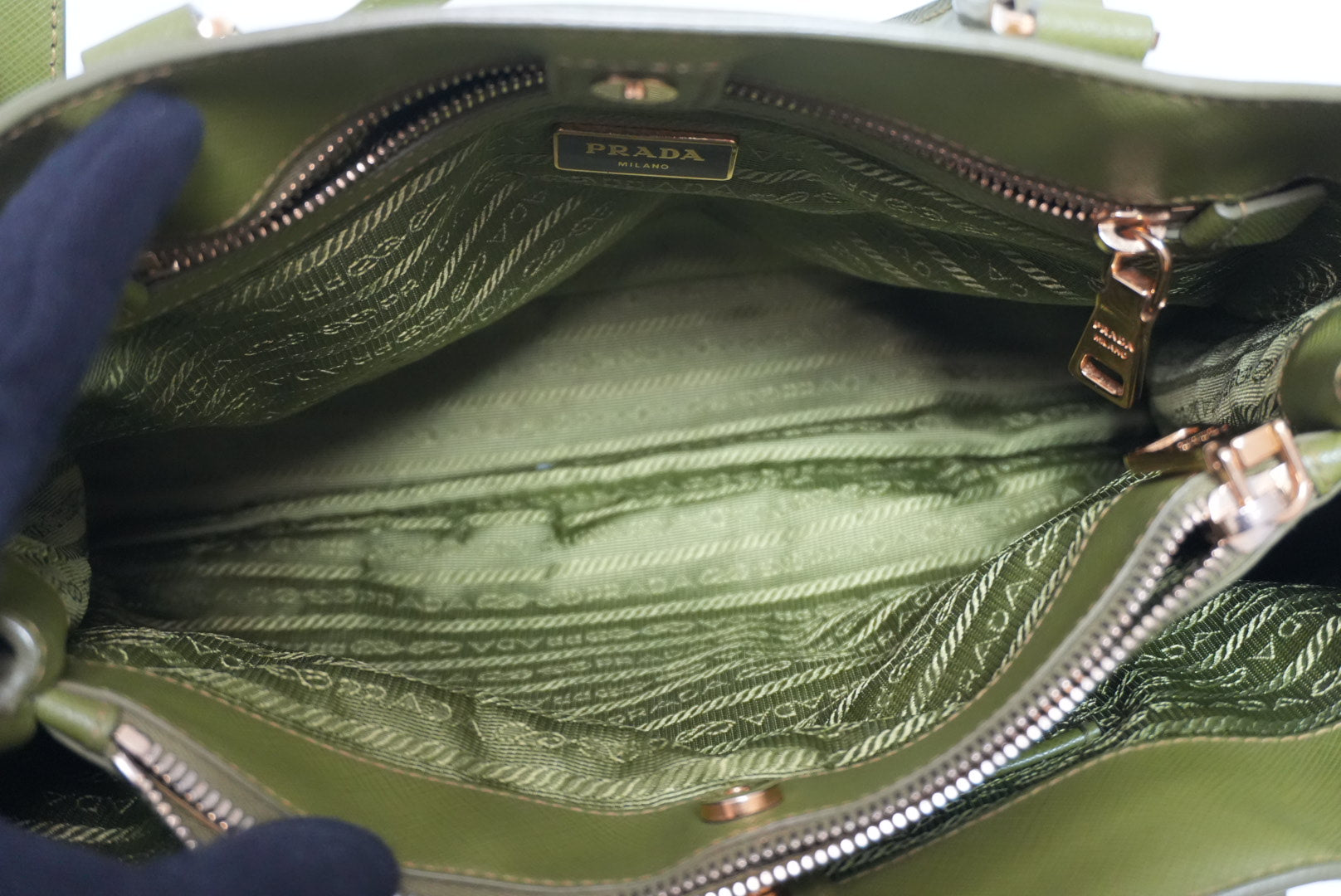 Borsa a tracolla Prada Galleria Saffiano Two Way usata