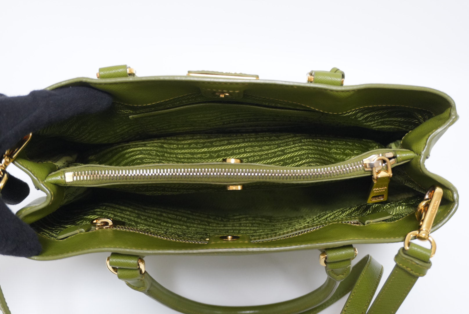 Borsa a tracolla Prada Galleria Saffiano Two Way usata