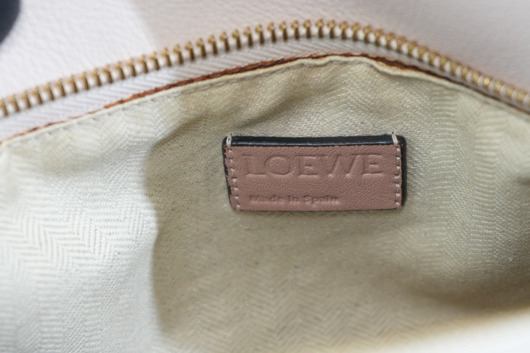 Pre-owned Loewe Medium Puzzle Shoulder Bag Pink