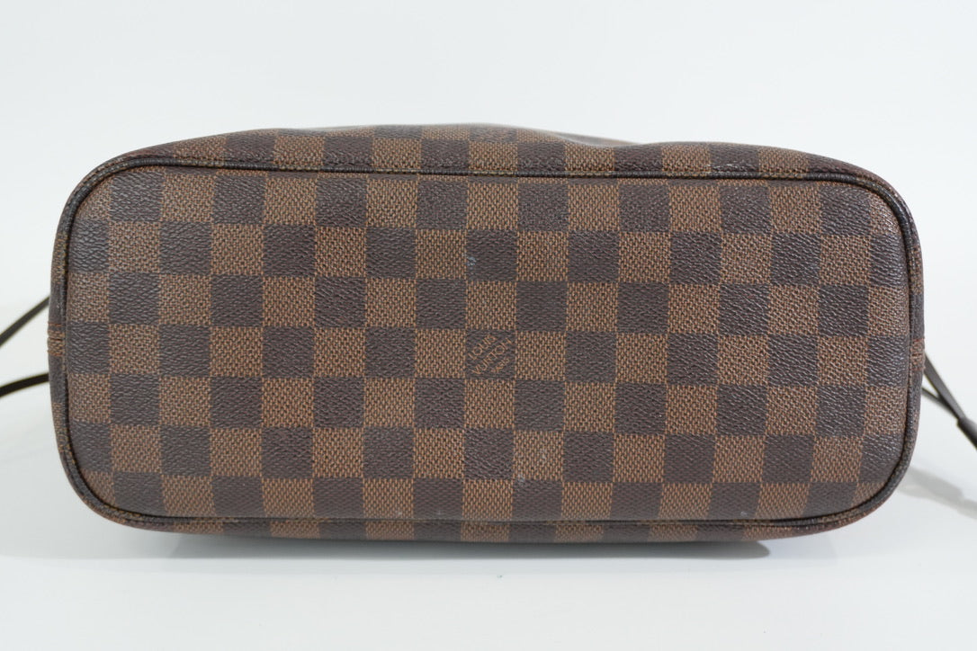 Pre-owned Louis Vuitton Damier Ebene Neverfull PM Tote Bag