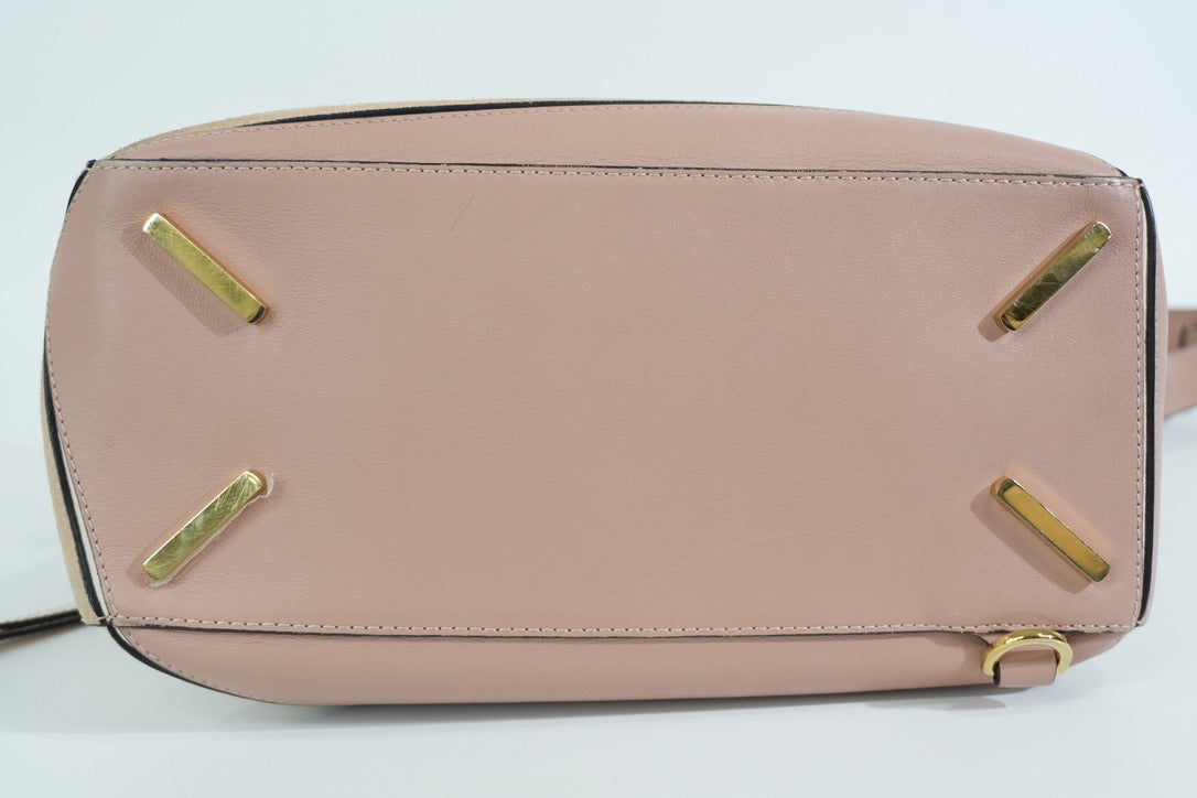 Pre-owned Loewe Medium Puzzle Shoulder Bag Pink