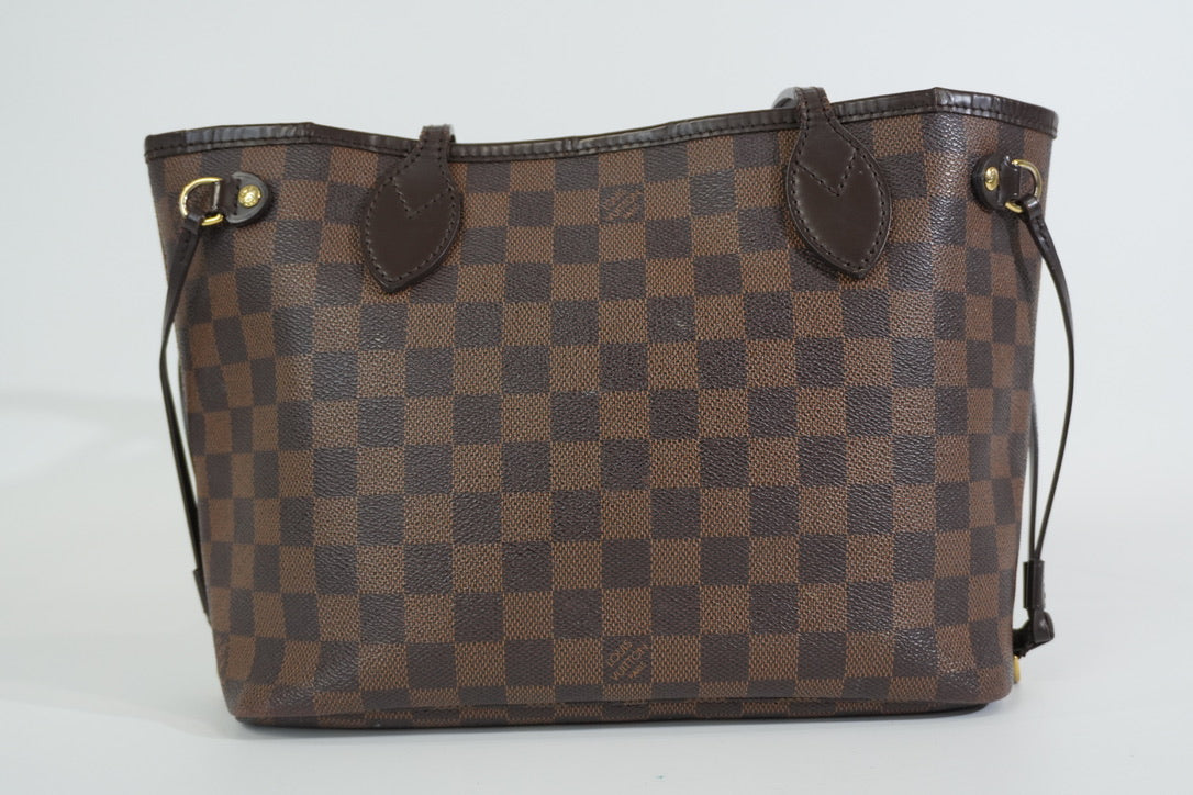 Pre-owned Louis Vuitton Damier Ebene Neverfull PM Tote Bag