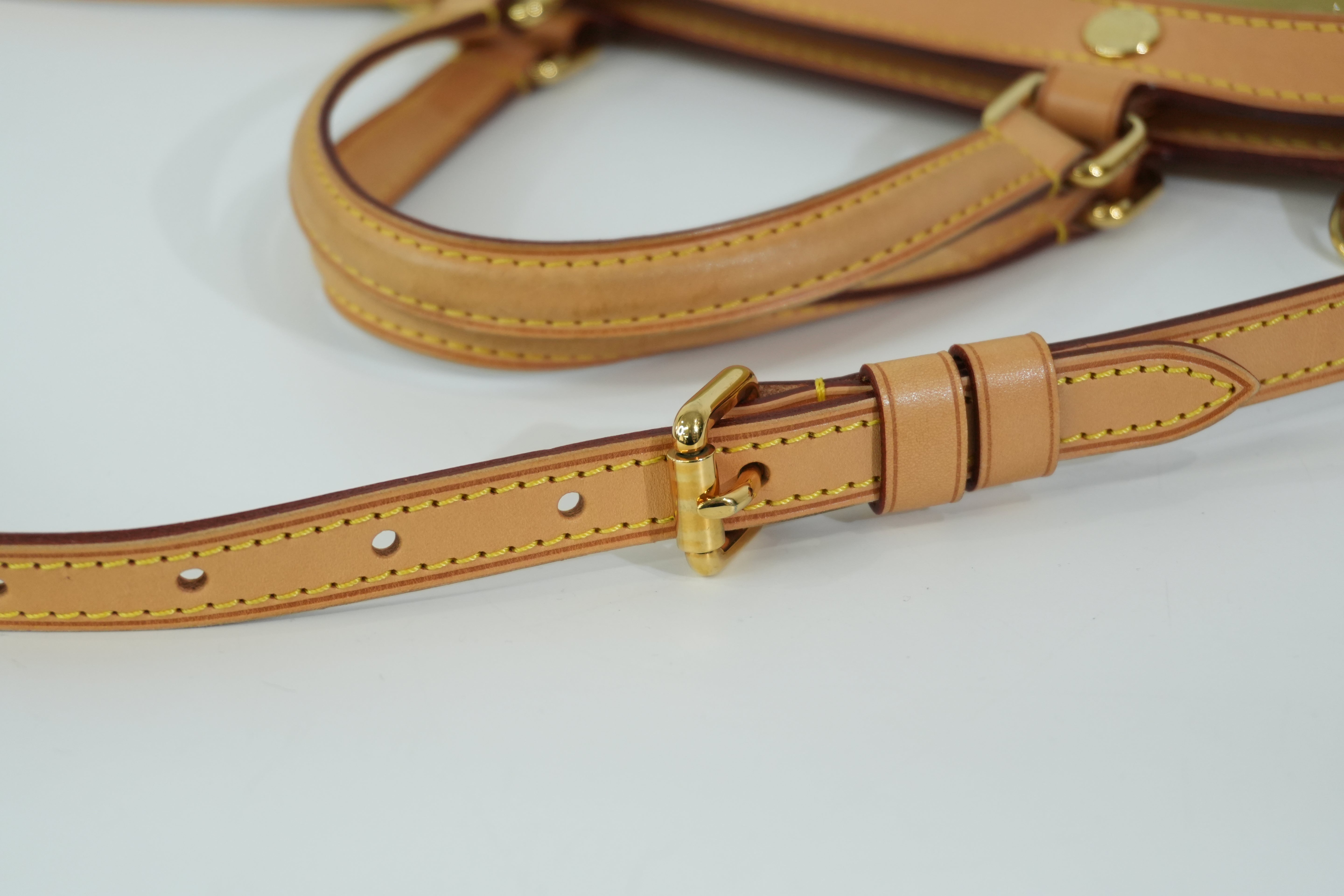 Pre-owned Louis Vuitton Vernis Brea MM Tote Bag Citrin