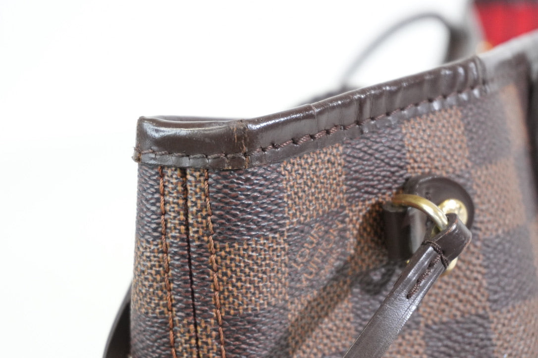 Pre-owned Louis Vuitton Damier Ebene Neverfull PM Tote Bag
