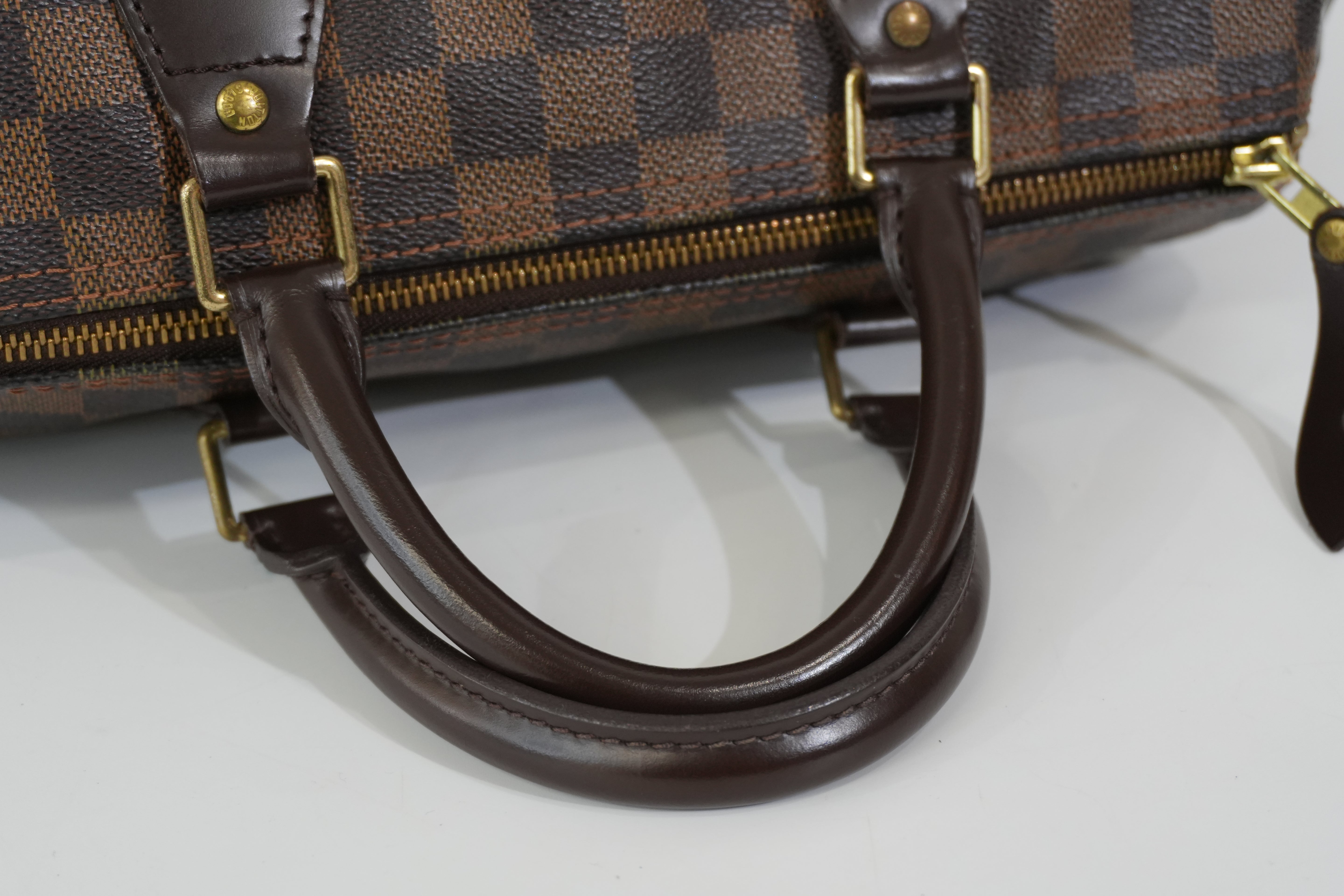 Pre-owned Louis Vuitton Damier Ebene Speedy 30 Handbag
