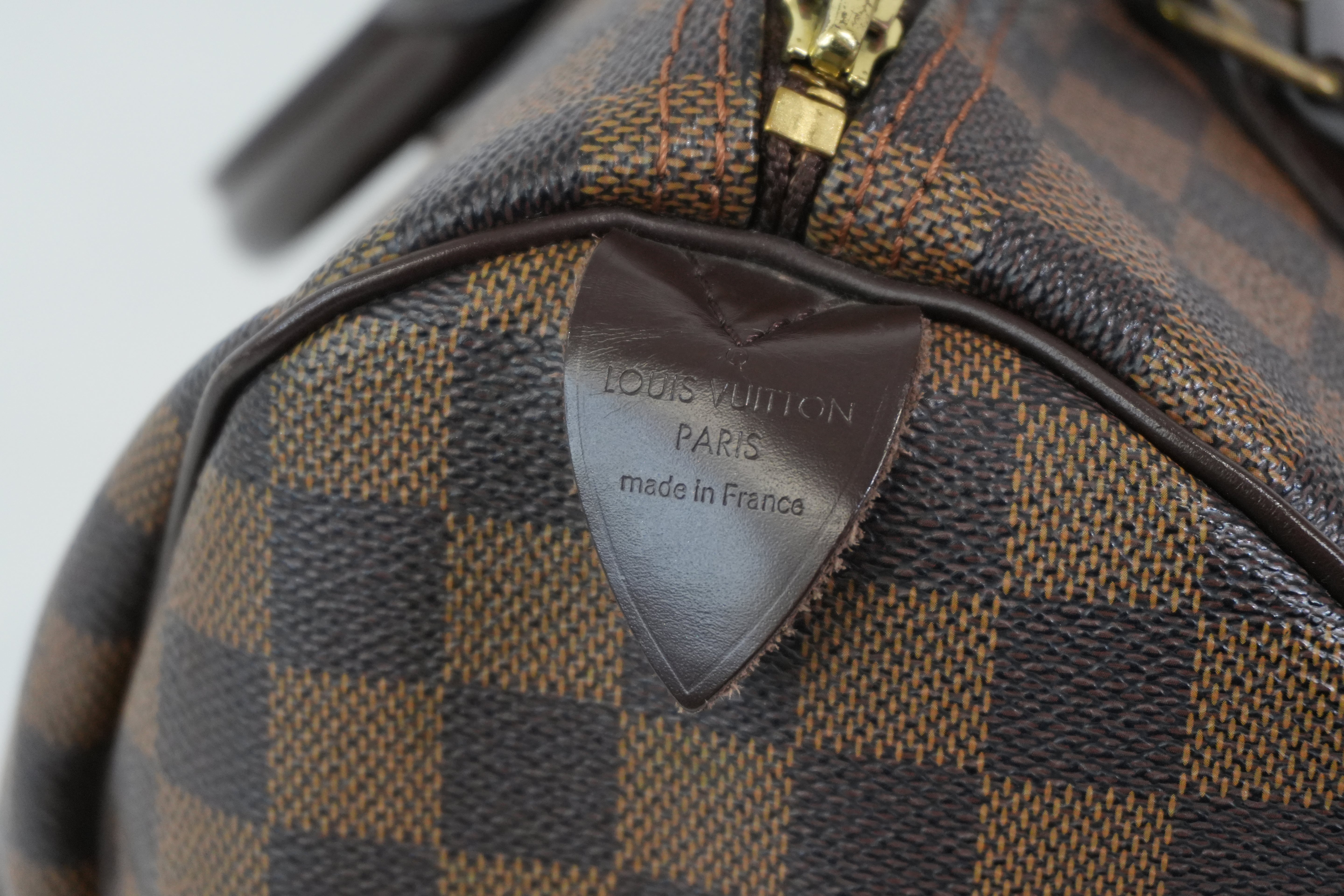 Pre-owned Louis Vuitton Damier Ebene Speedy 30 Handbag