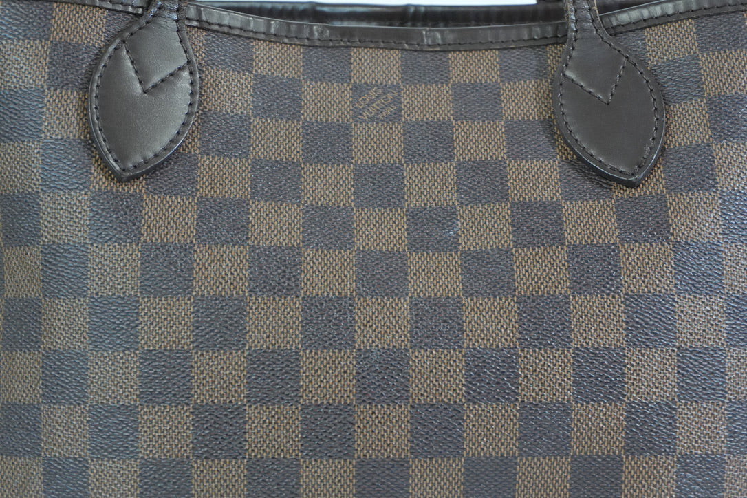 Pre-owned Louis Vuitton Damier Ebene Neverfull PM Tote Bag