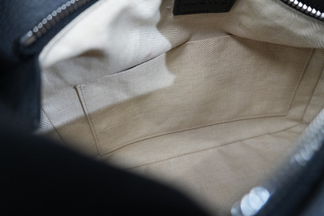 Pre-owned Loewe Small Puzzle Two Way Shoulder Bag Black