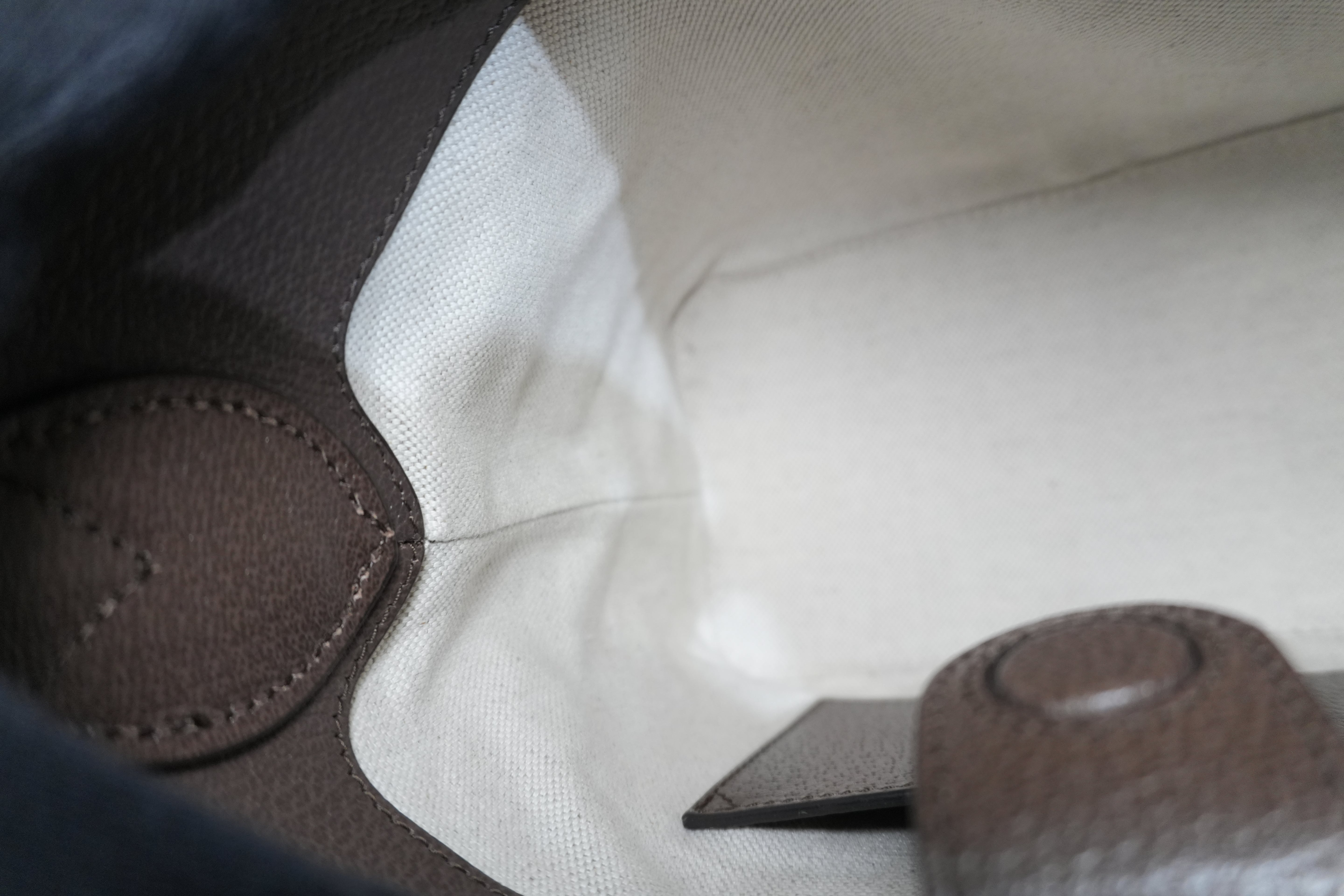 Pre-owned Gucci Ophidia Shoulder Bag Brown