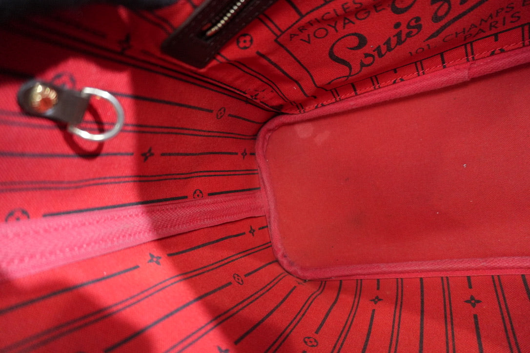 Pre-owned Louis Vuitton Damier Ebene Neverfull PM Tote Bag