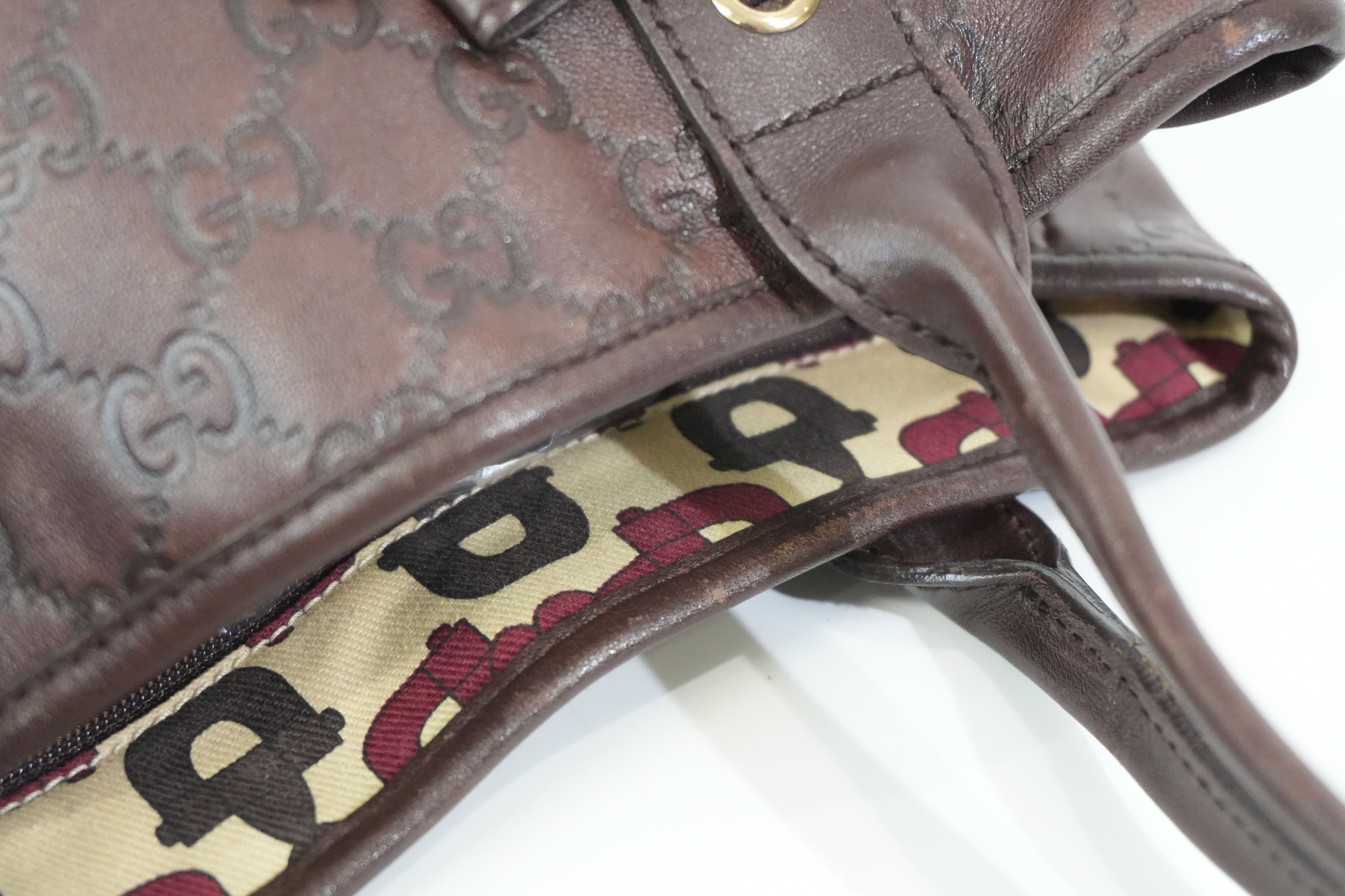 Pre-owned Gucci Princy Tote Bag Brown