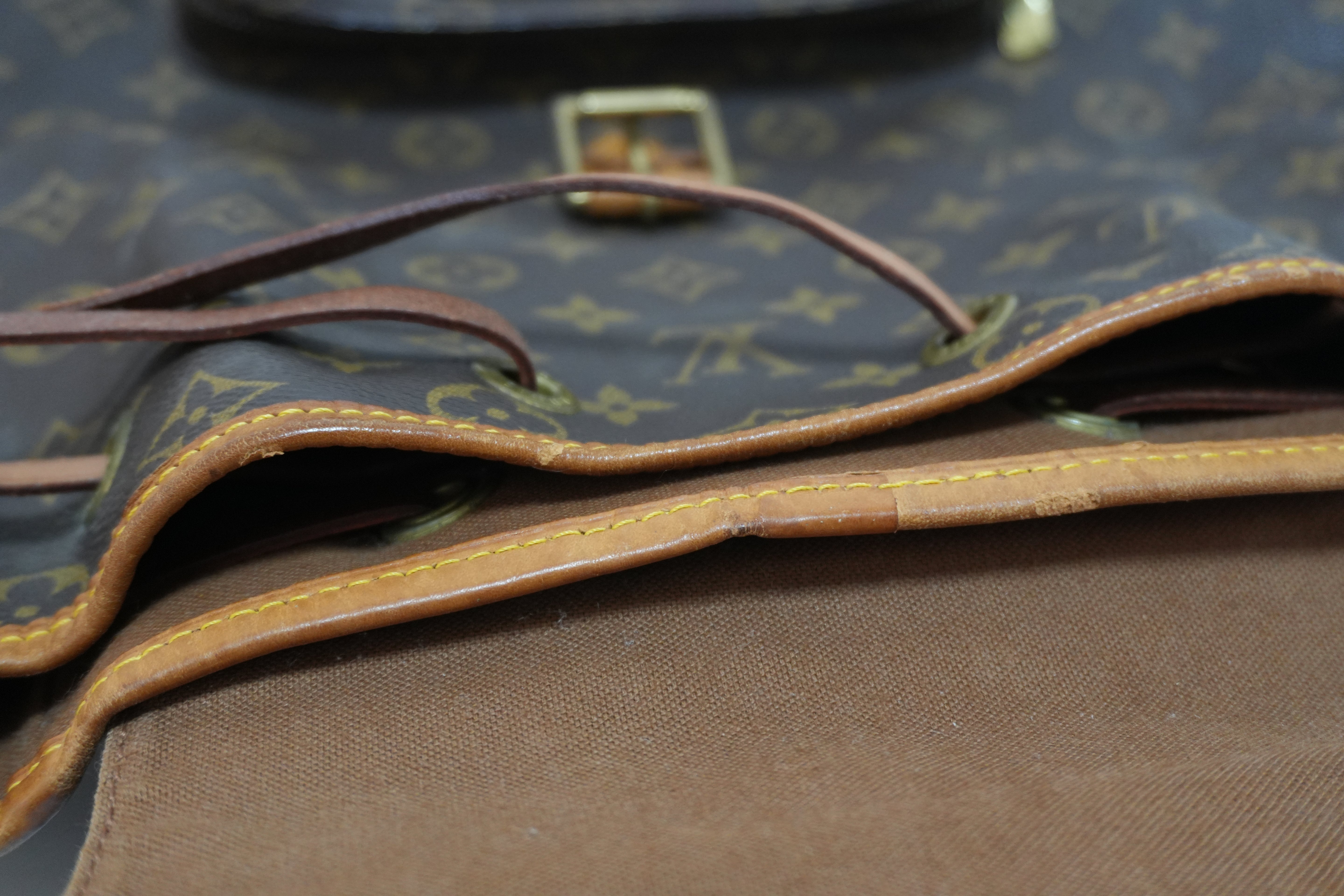 Louis Vuitton Monogram Montsouris GM Backpack Used