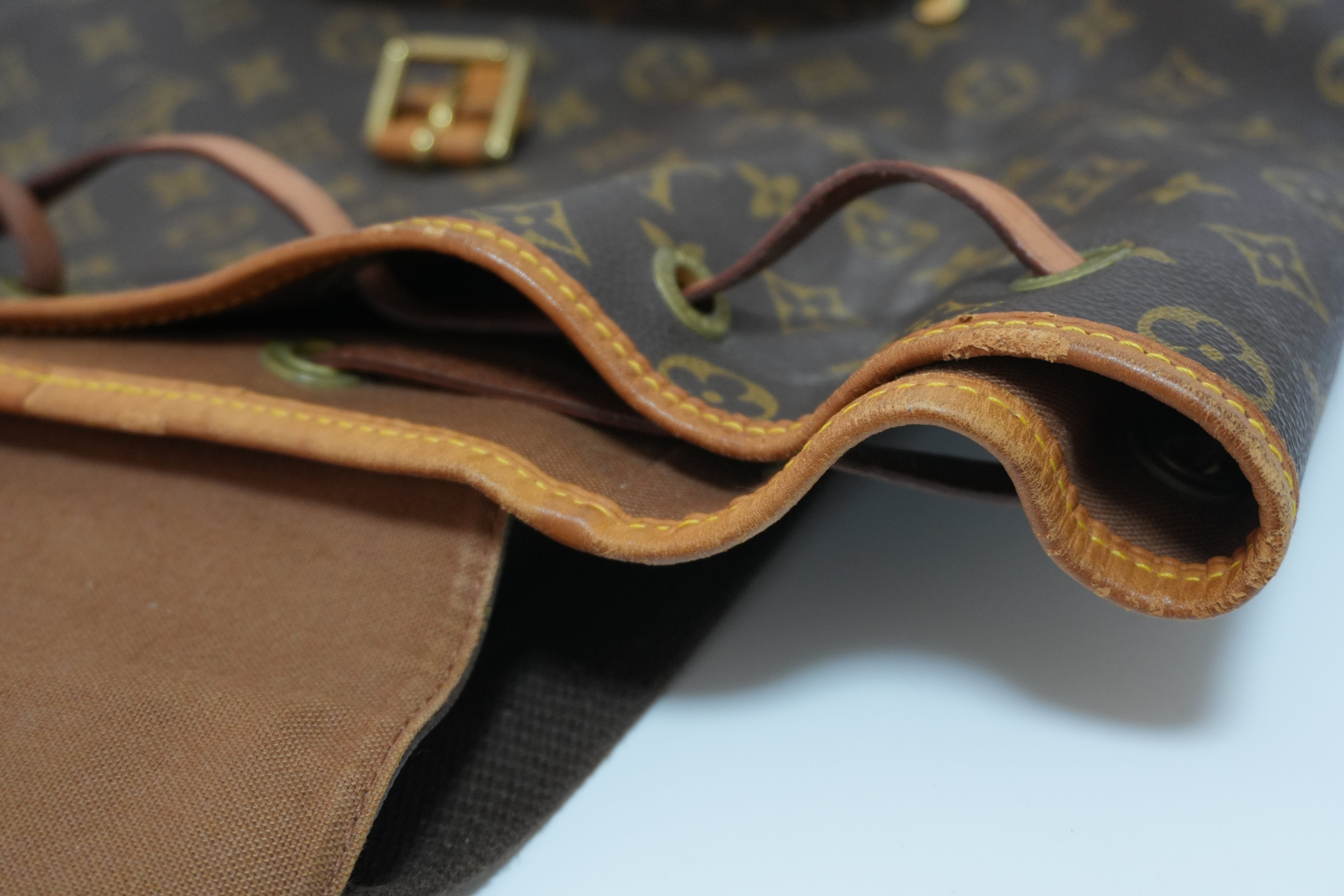 Louis Vuitton Monogram Montsouris GM Backpack Used
