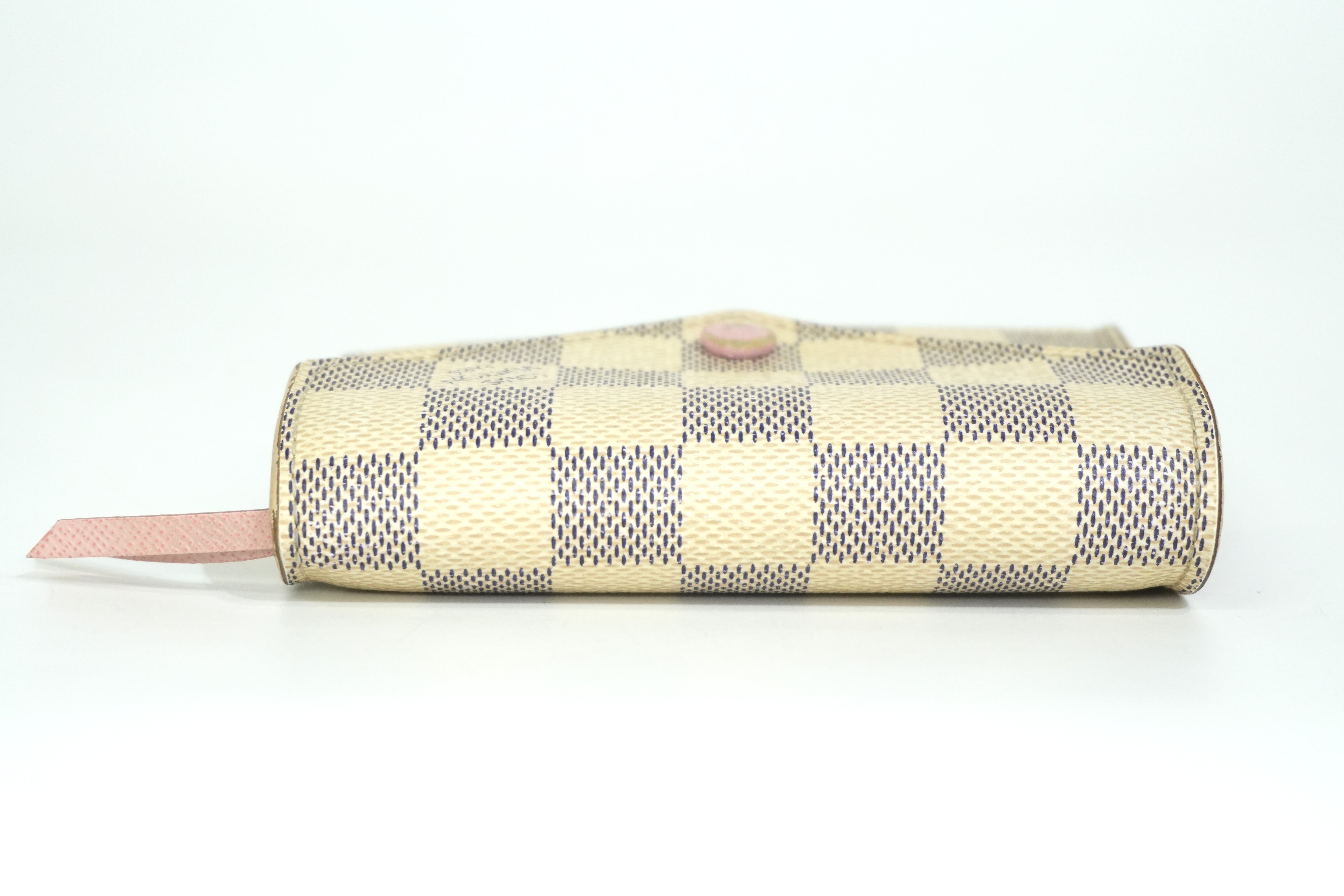Pre-owned Louis Vuitton Damier Azur Victorine Wallet