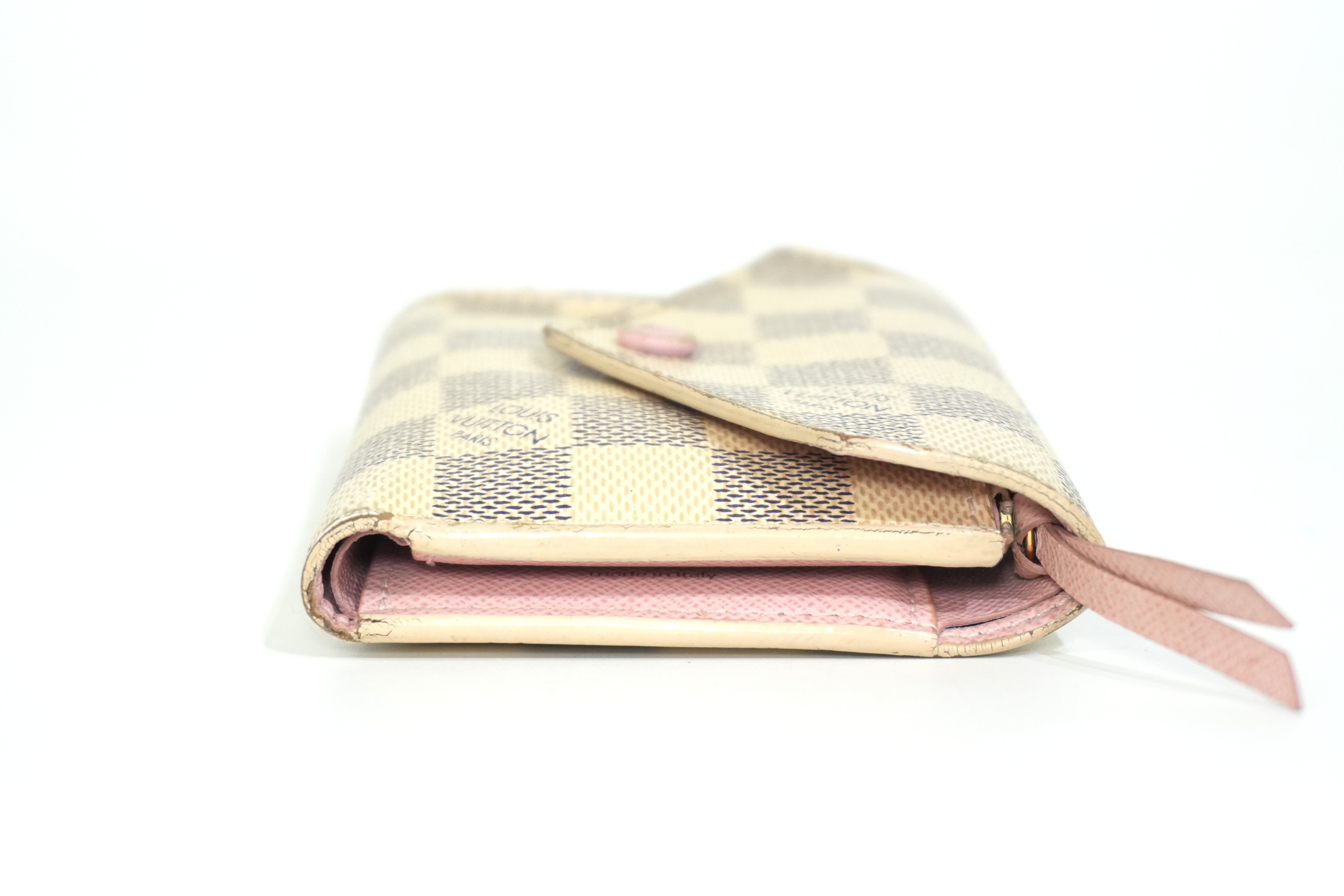 Pre-owned Louis Vuitton Damier Azur Victorine Wallet