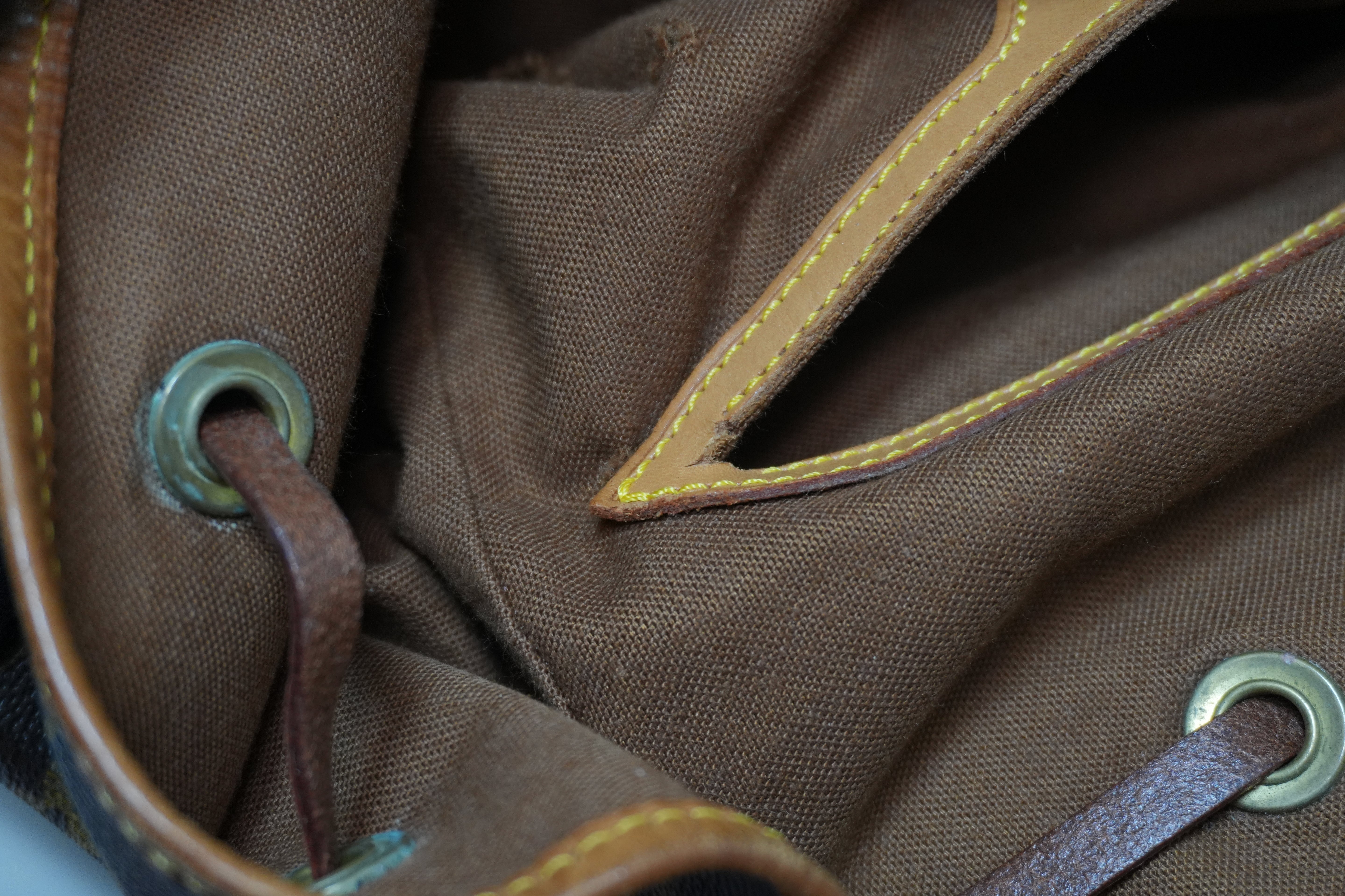 Louis Vuitton Monogram Montsouris GM Backpack Used