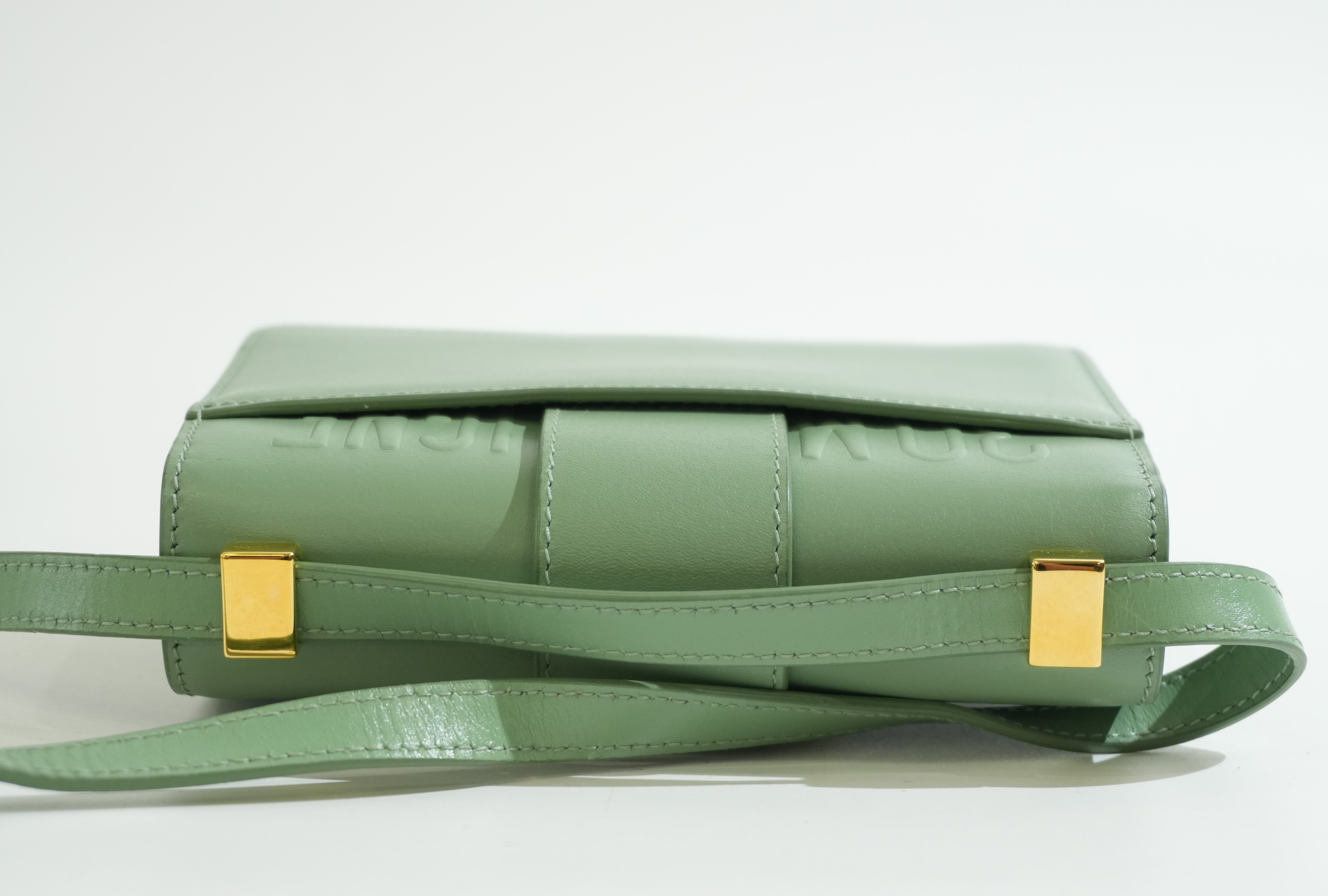 Pre-owned Dior 30 Montaigne Shoulder Bag Green