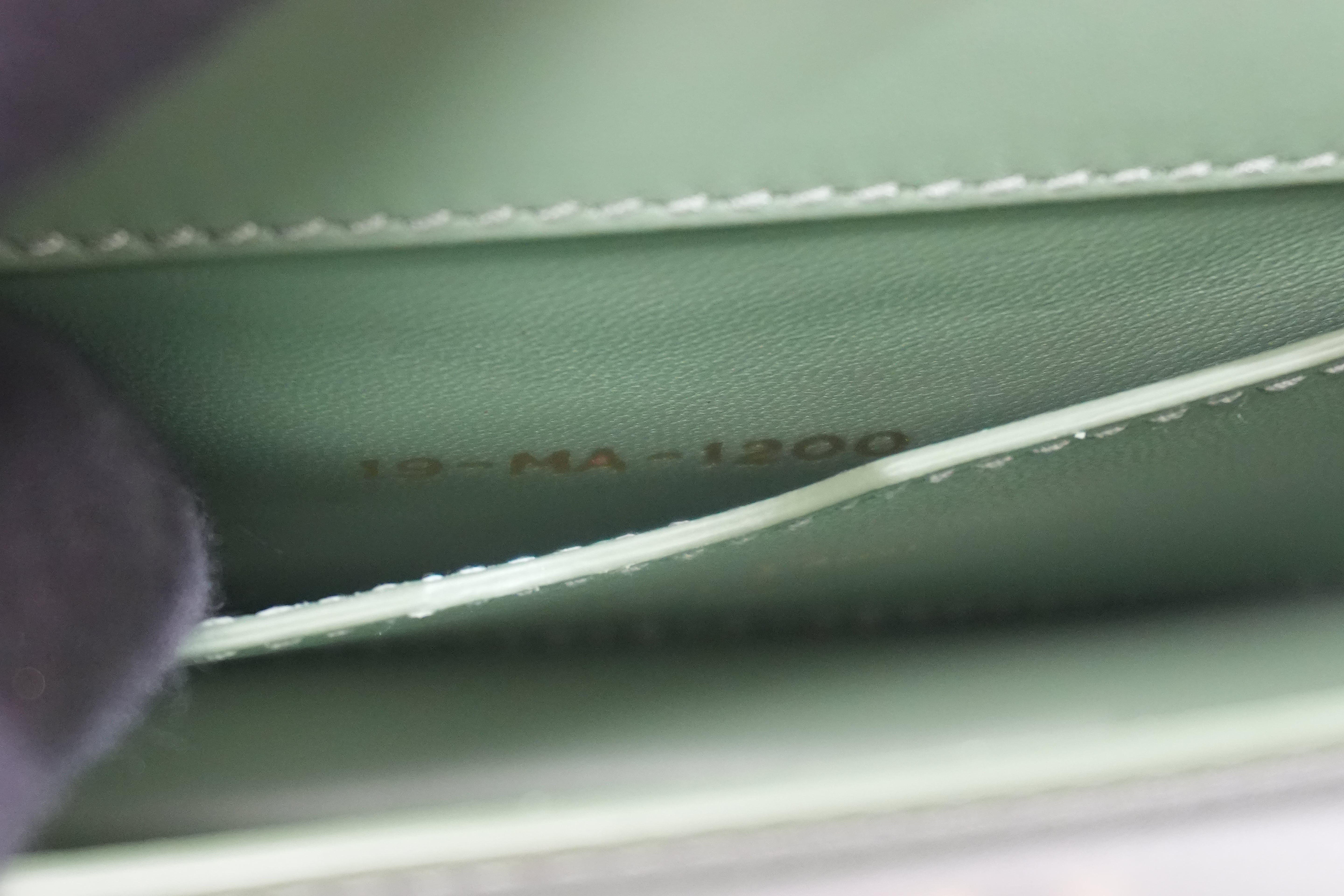 Pre-owned Dior 30 Montaigne Shoulder Bag Green
