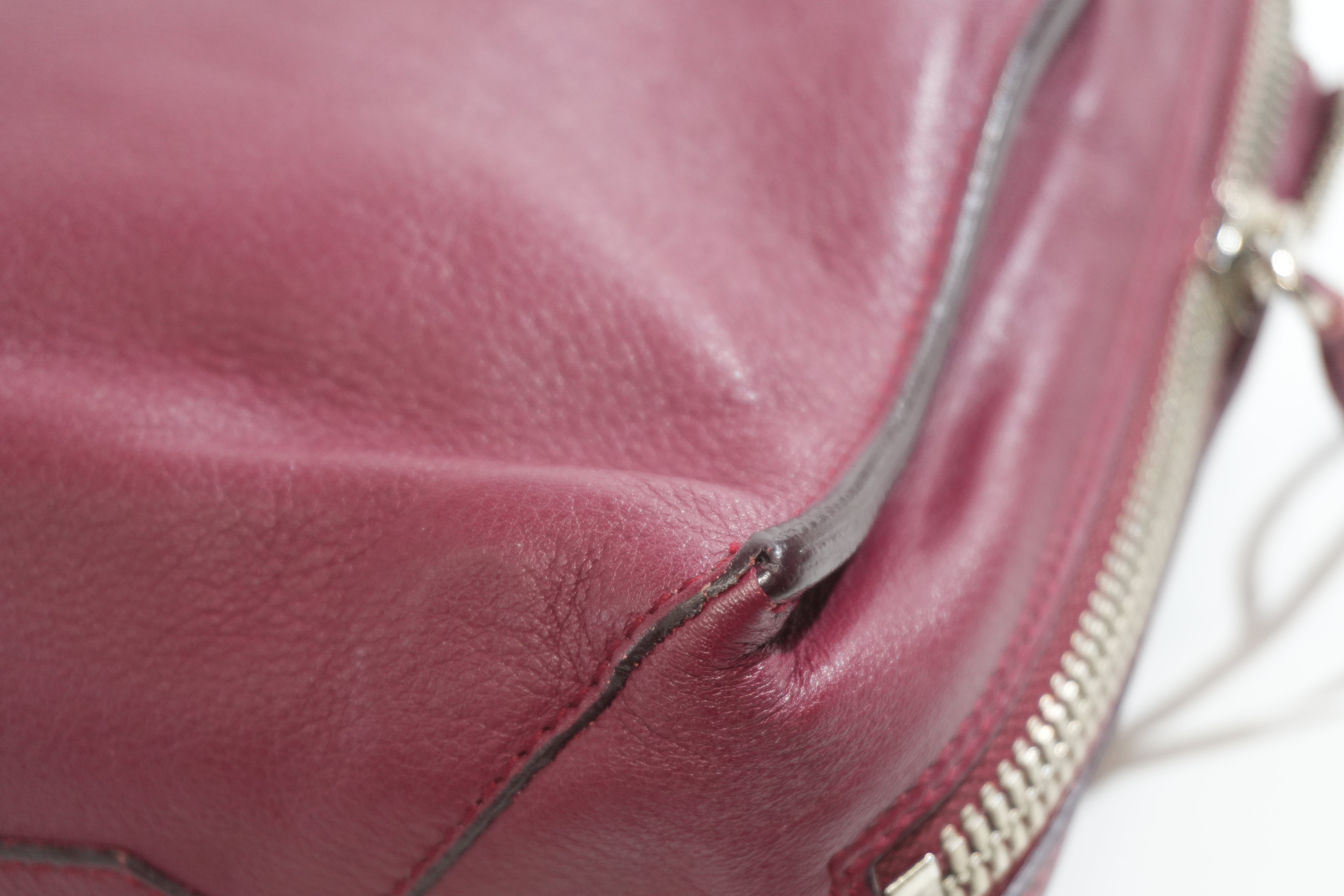Pre-owned Balenciaga Papier A6 Zip Handbag Red