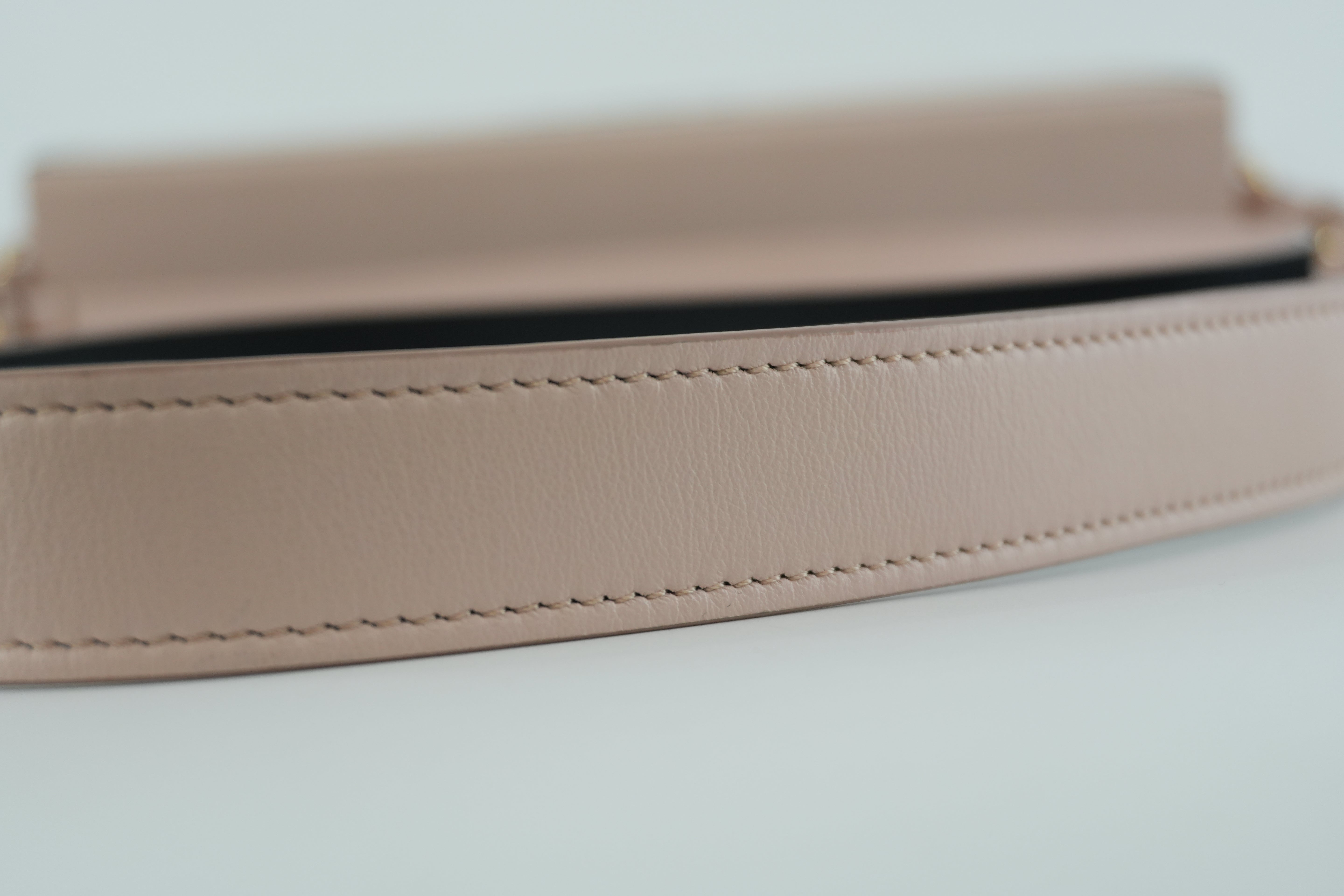 Fendi Horizontal Pink Box Clutch Used