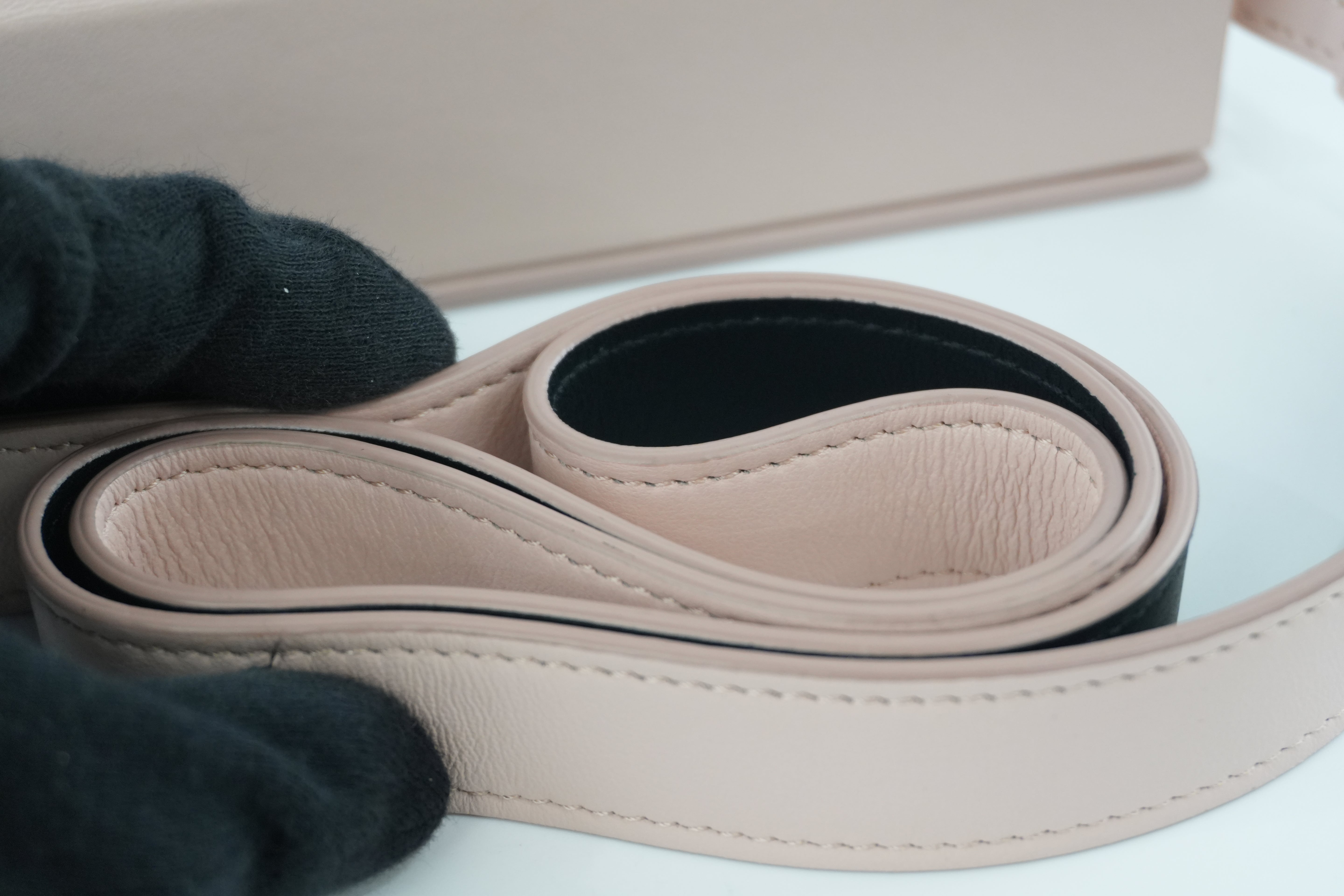 Fendi Horizontal Pink Box Clutch Used