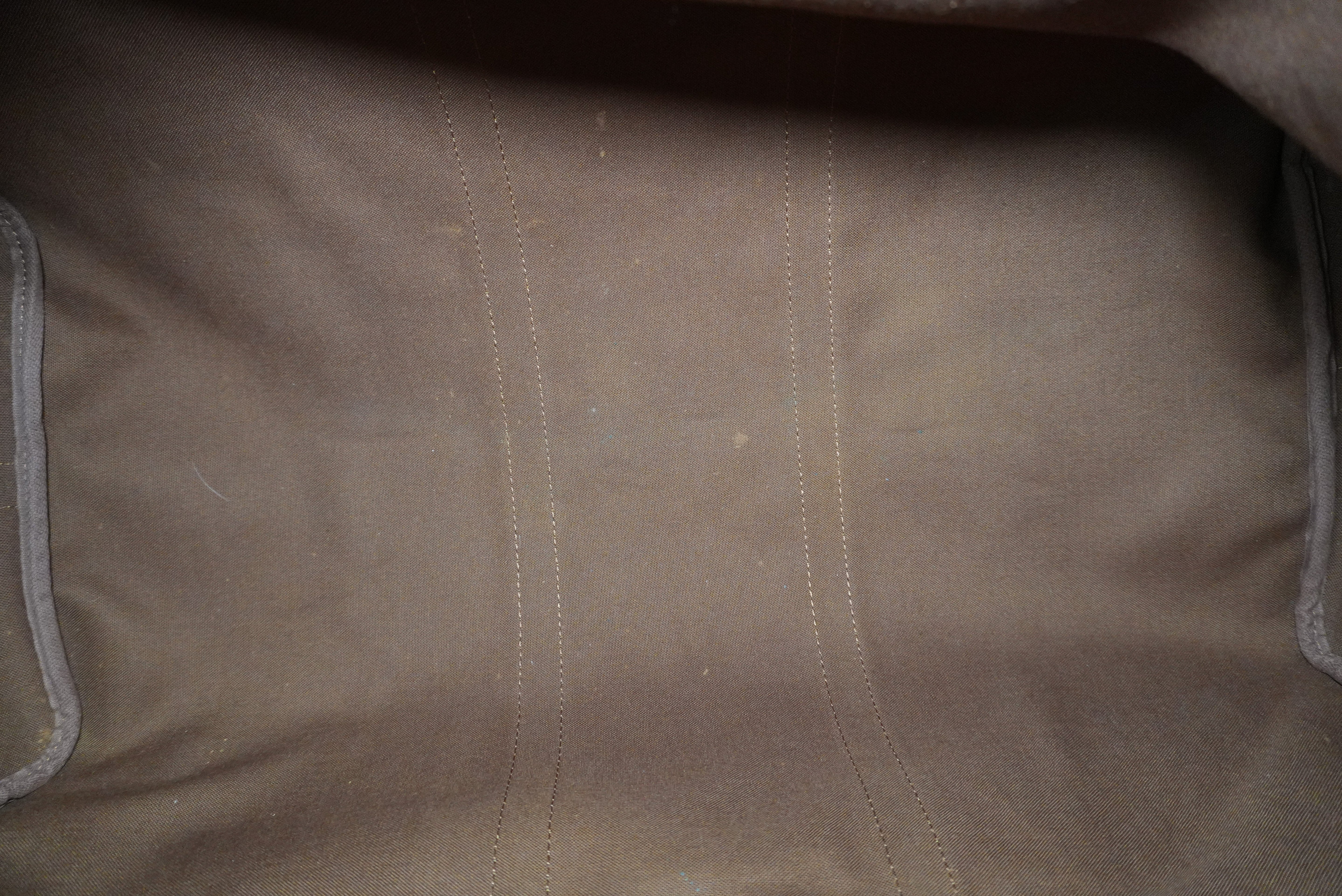 Pre-owned Louis Vuitton Monogram Keepall Bandouliere 55 Duffle Travel Bag