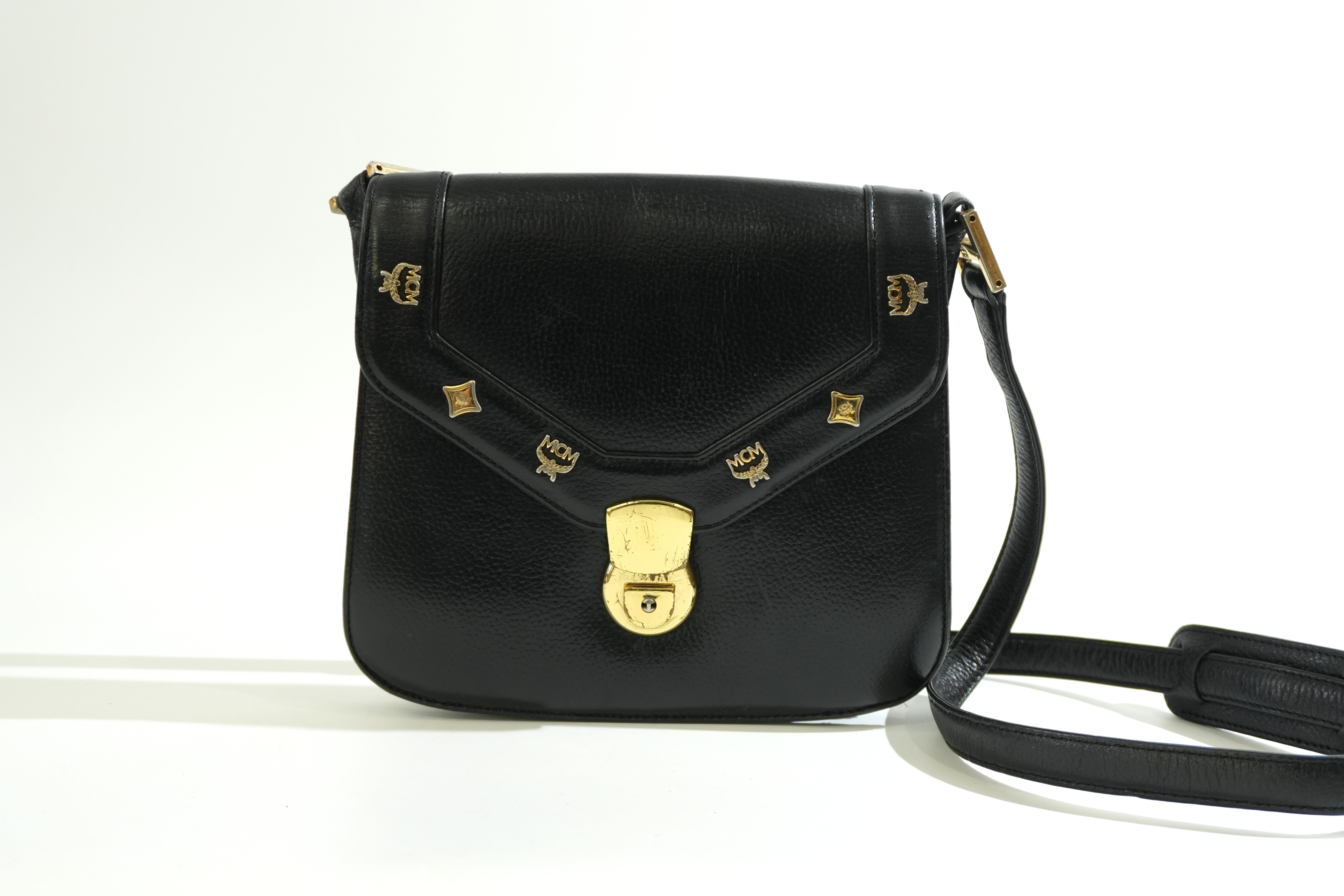 Pre-owned MCM Crossbody Bag Black