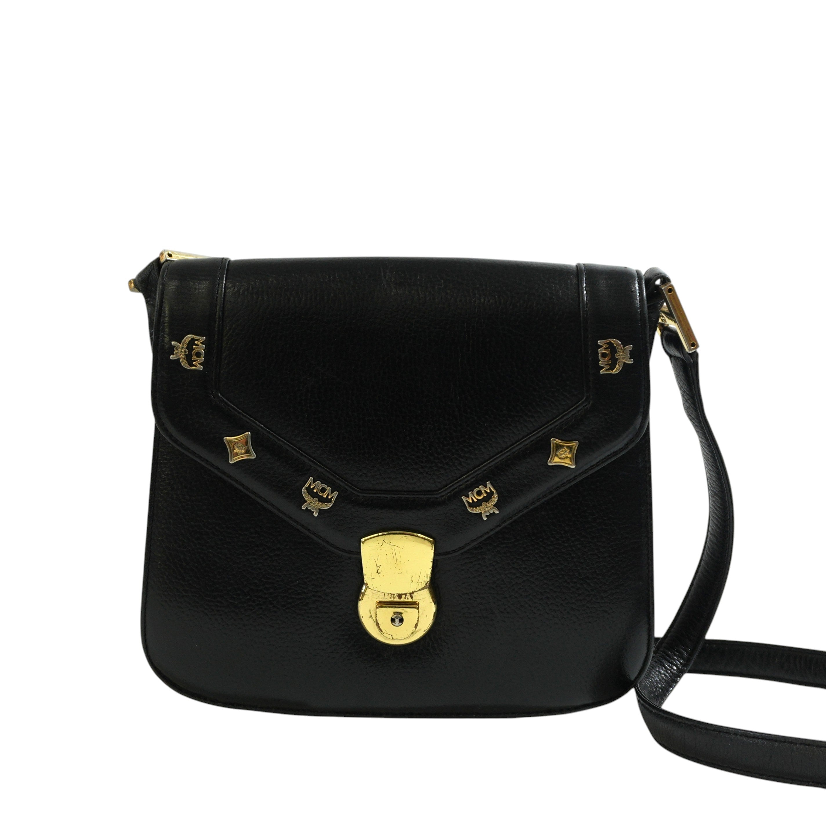 Pre-owned MCM Crossbody Bag Black