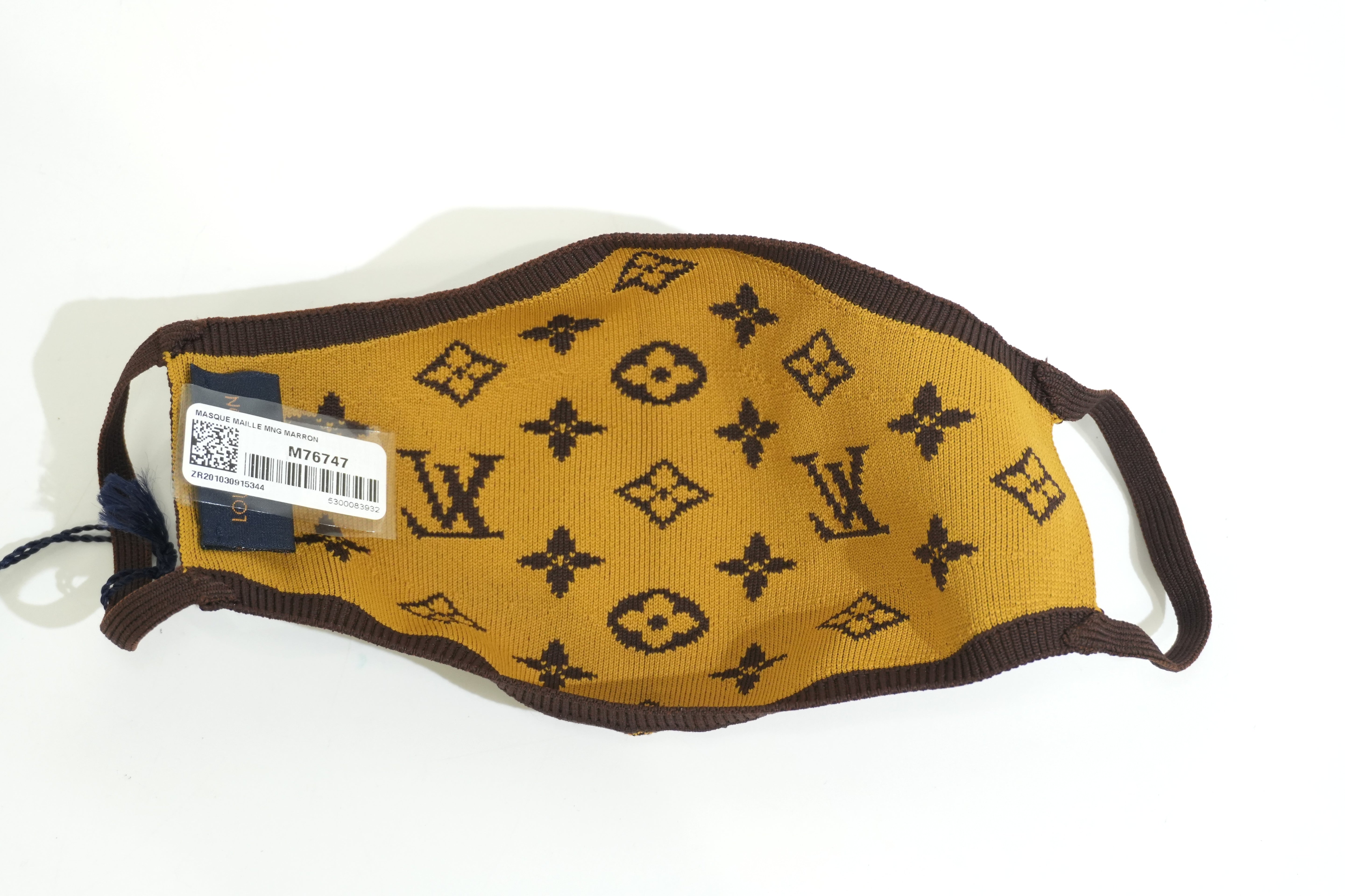 Pre-owned Louis Vuitton Monogram Mask