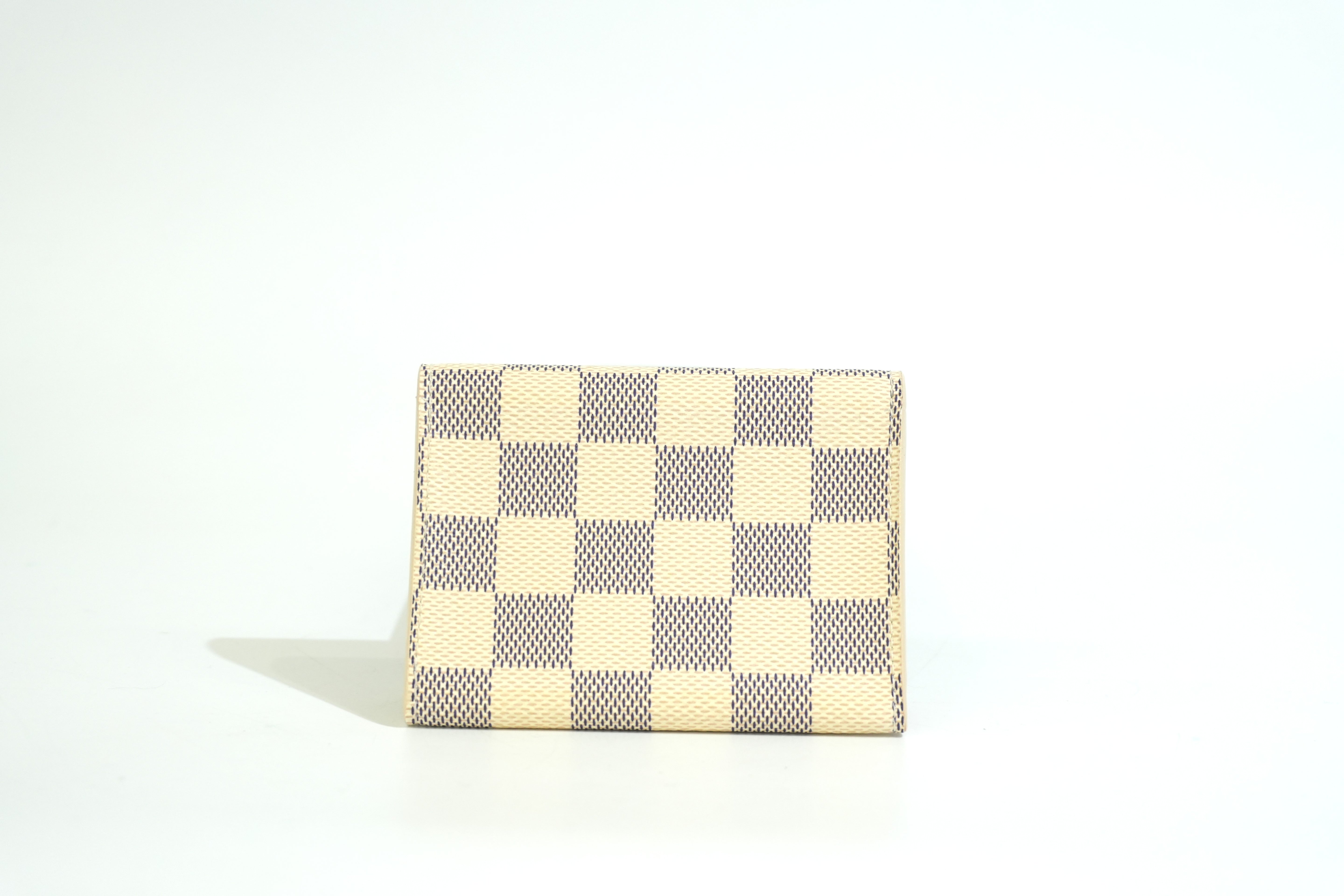 Pre-owned Louis Vuitton Damier Azur Card Case