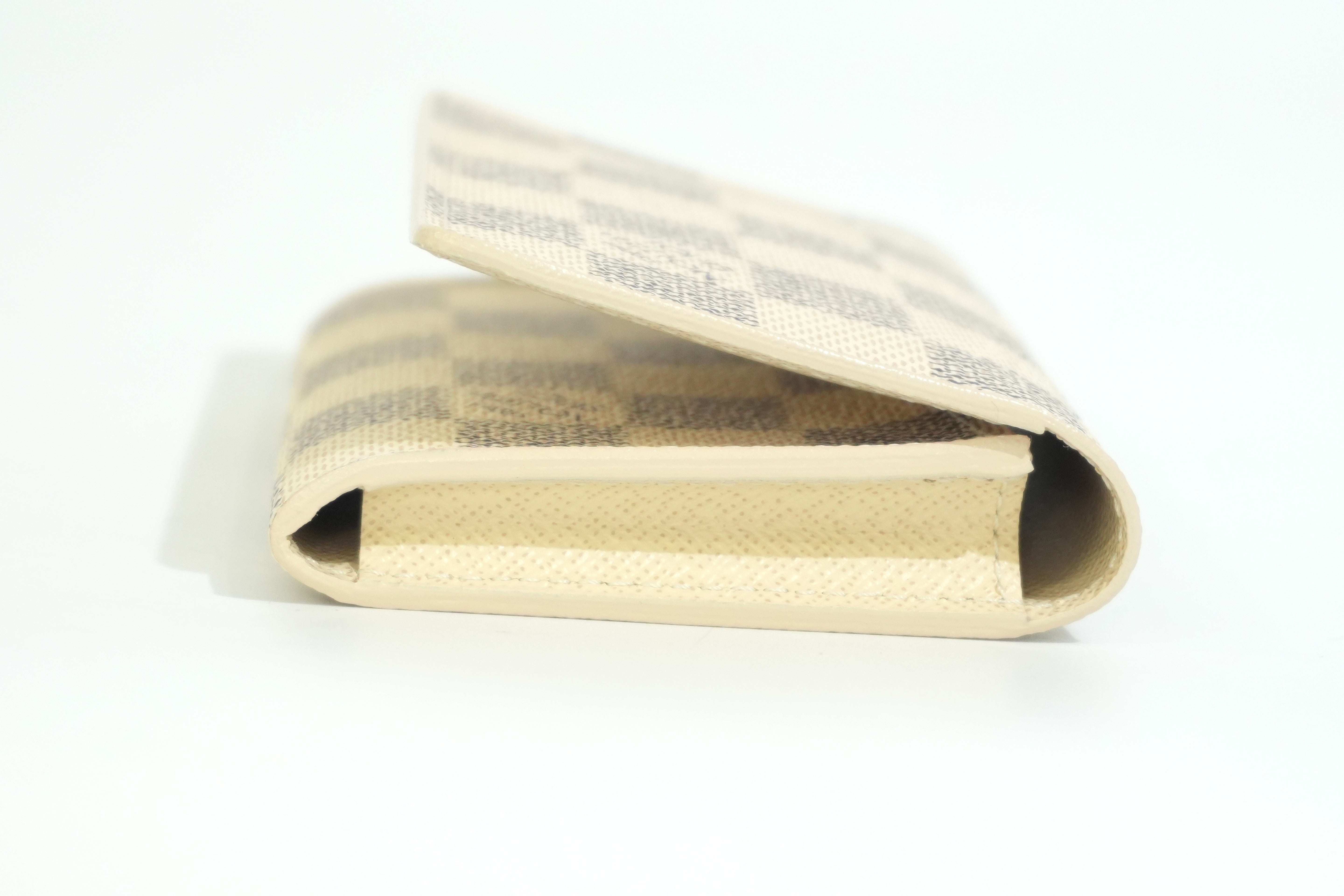 Pre-owned Louis Vuitton Damier Azur Card Case