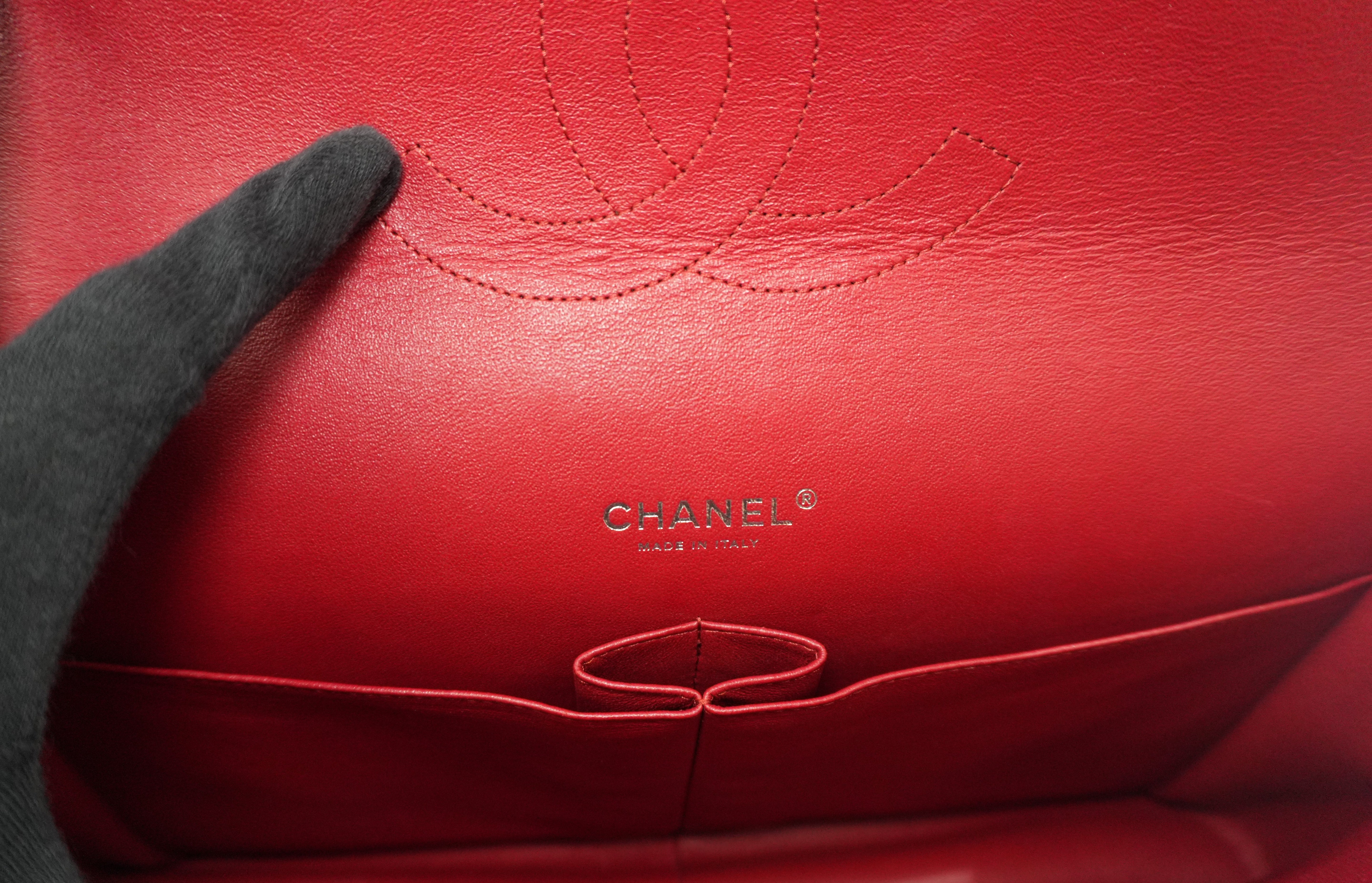 Chanel Matelasse Chain Red Shoulder Bag Used