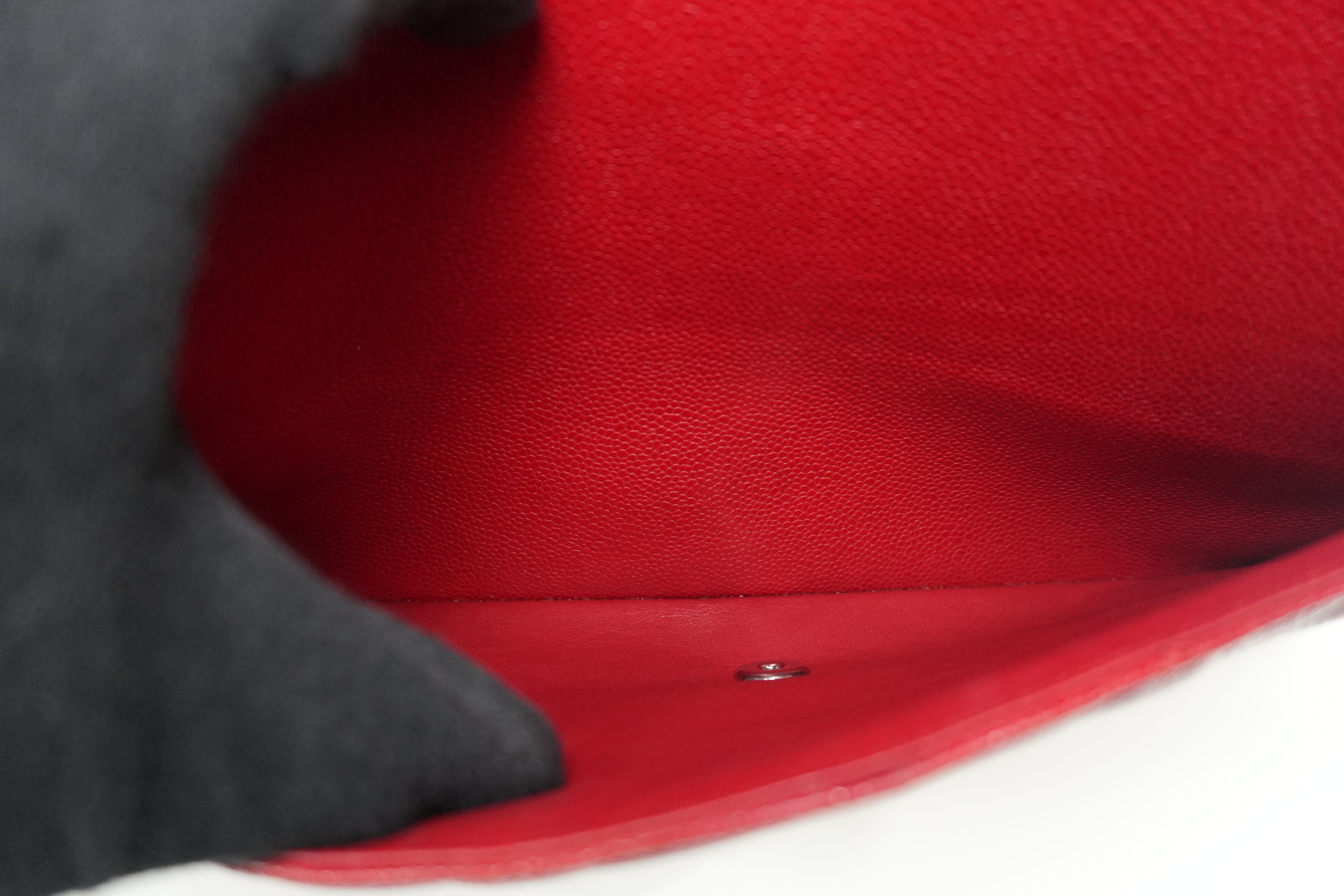 Chanel Matelasse Chain Red Shoulder Bag Used