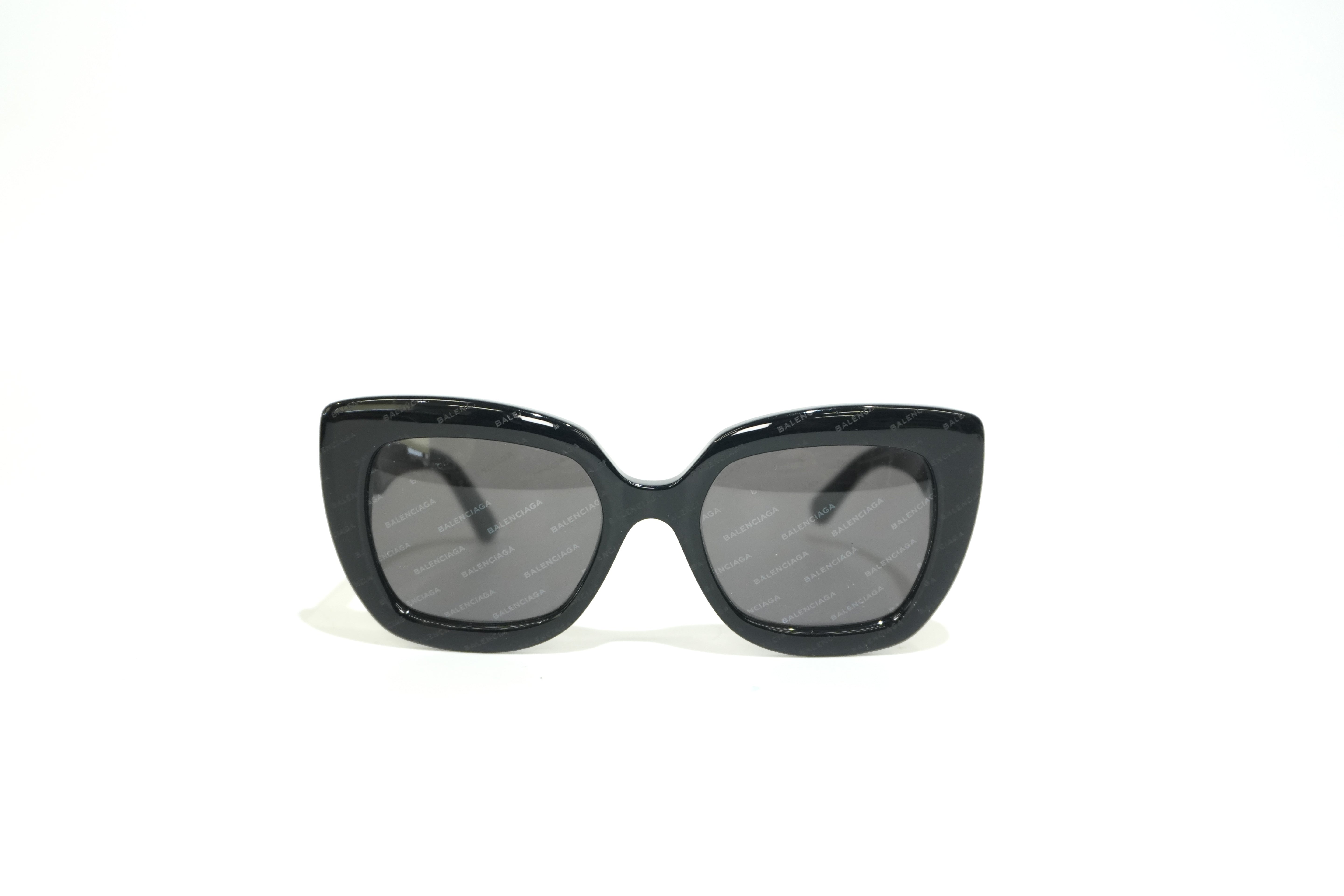 Pre-owned Balenciaga Sunglasses Black