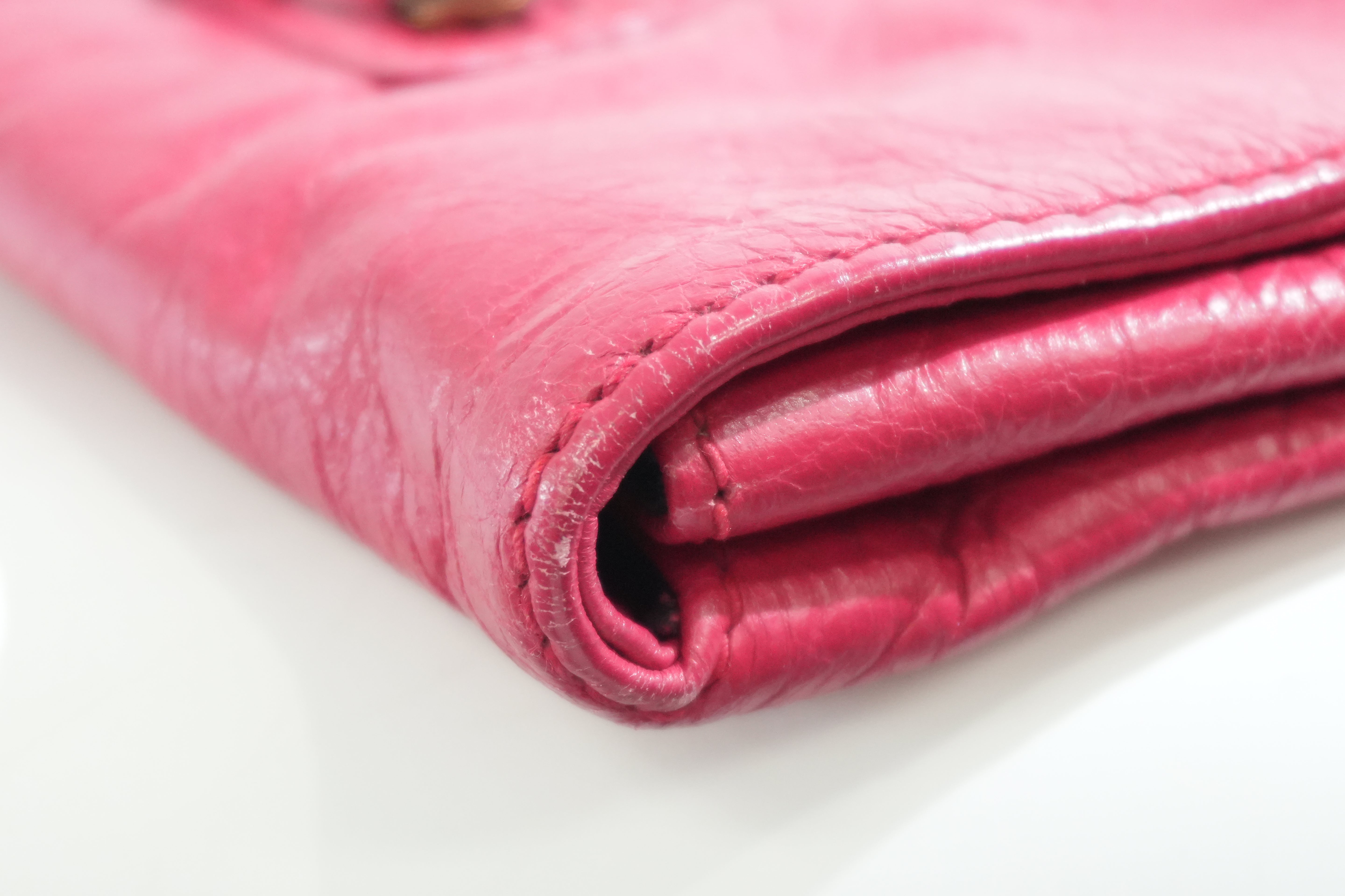 Pre-owned Balenciaga Clutch Bag Red