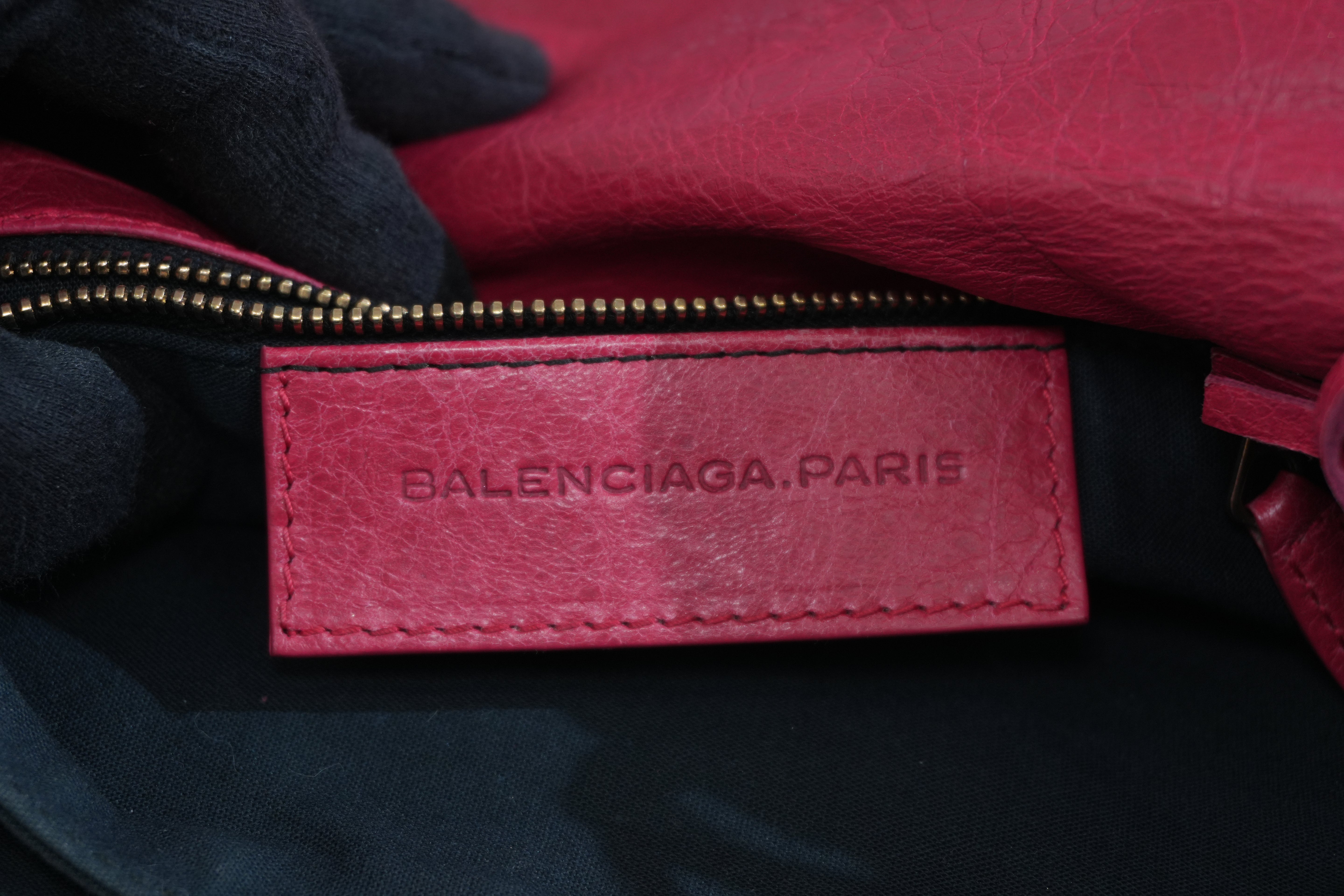 Pre-owned Balenciaga Clutch Bag Red