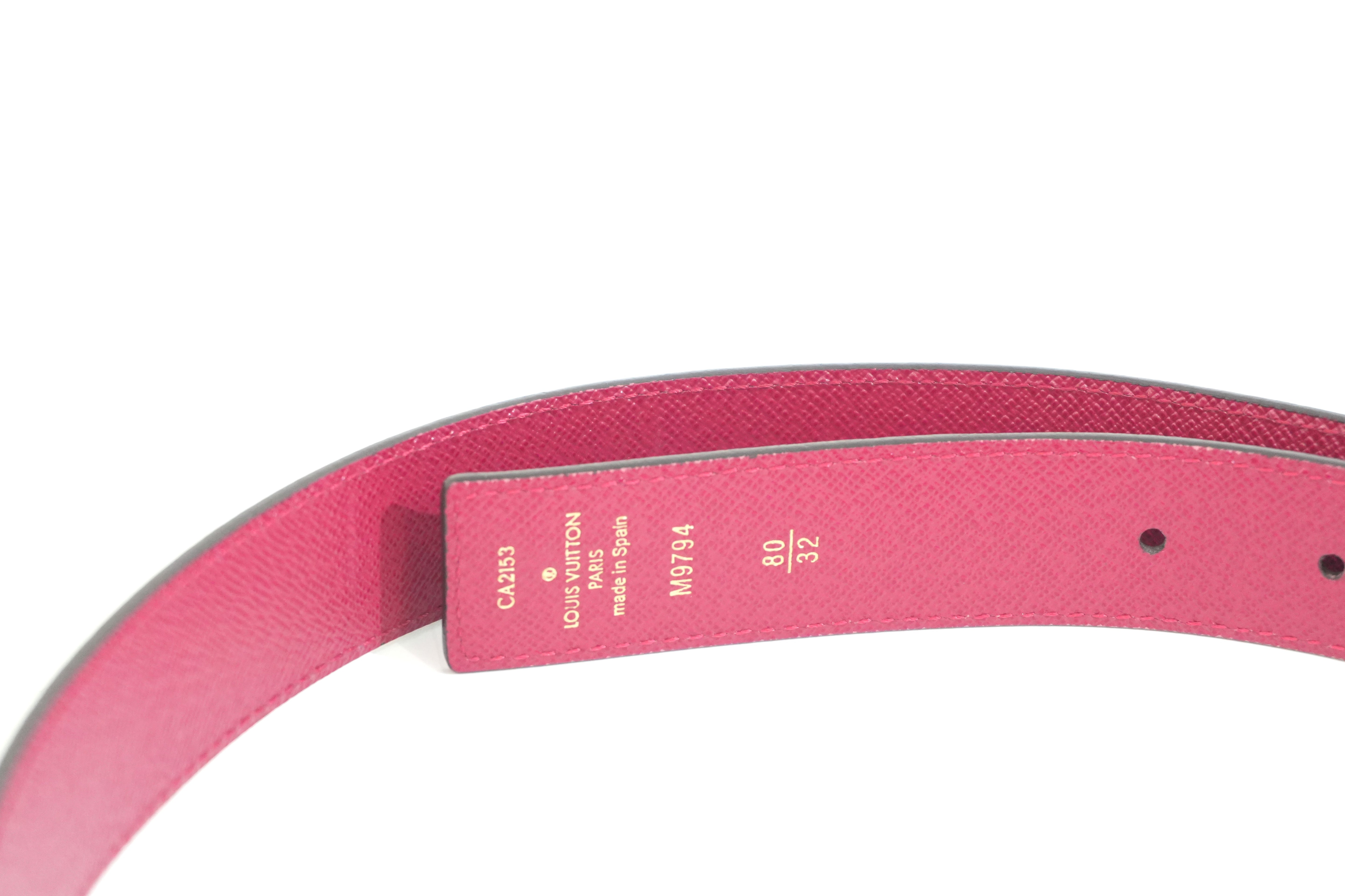 Pre-owned Louis Vuitton Monogram Santur Belt