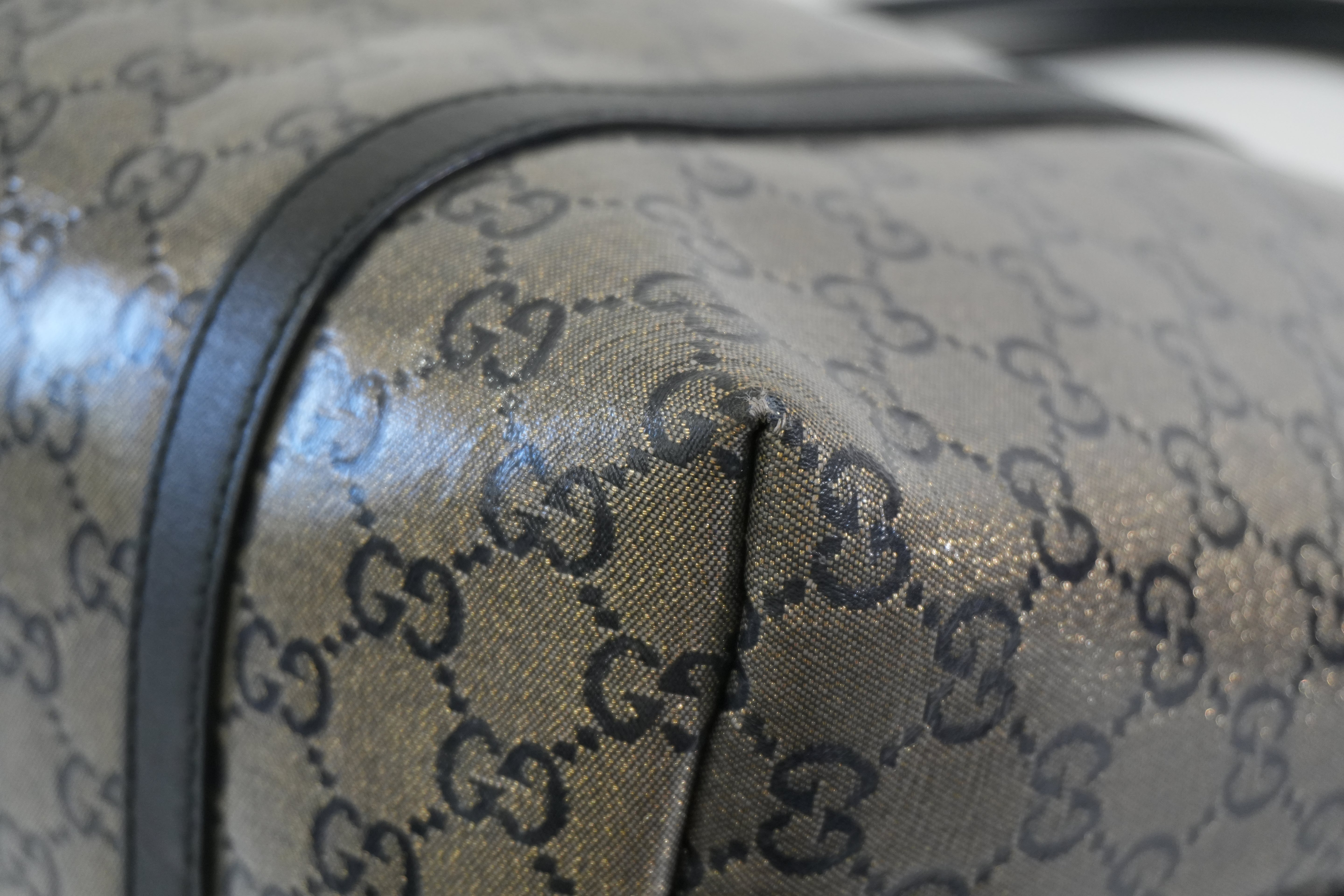 Pre-owned Gucci Joy Tote Bag Black and Silver