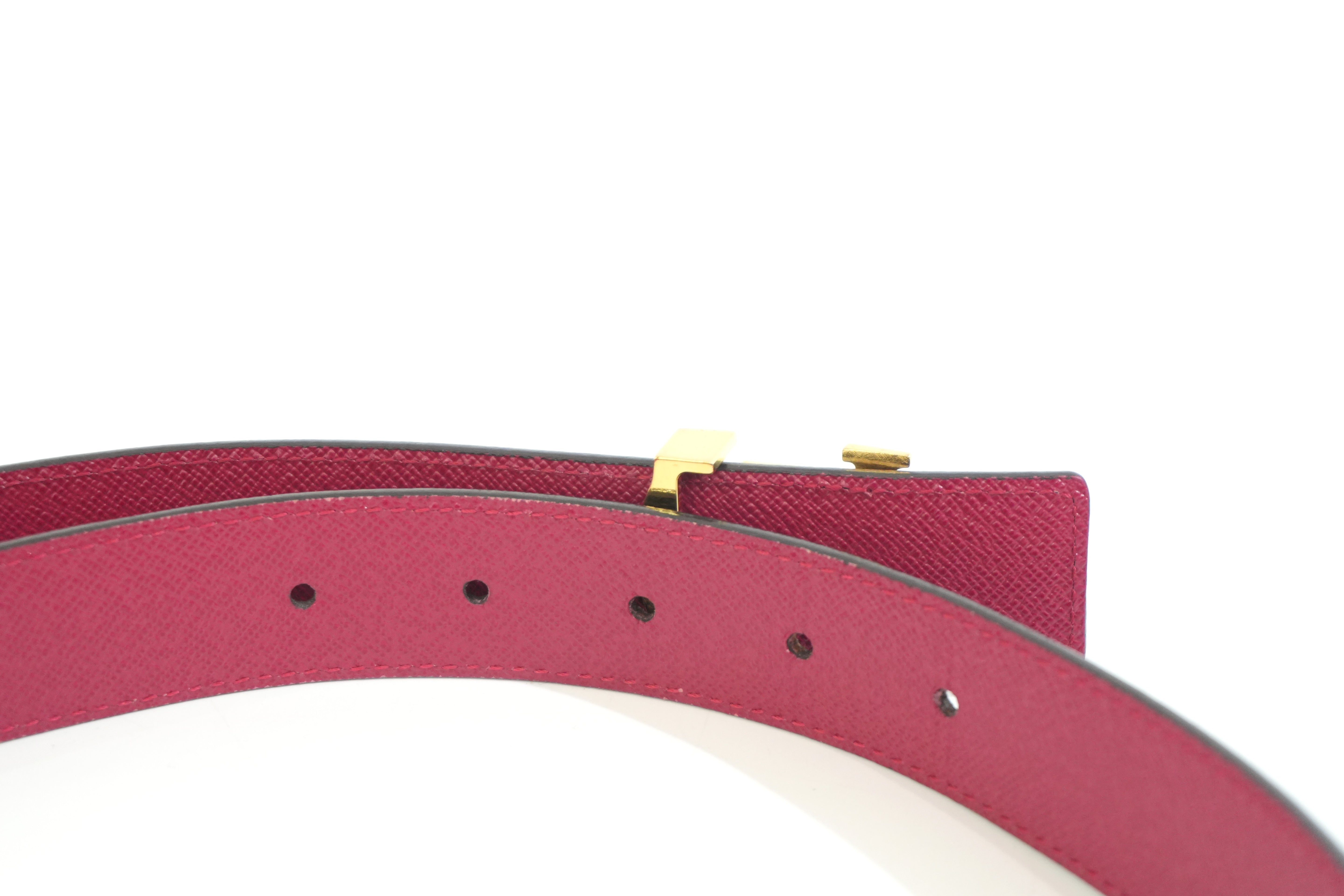 Pre-owned Louis Vuitton Monogram Santur Belt