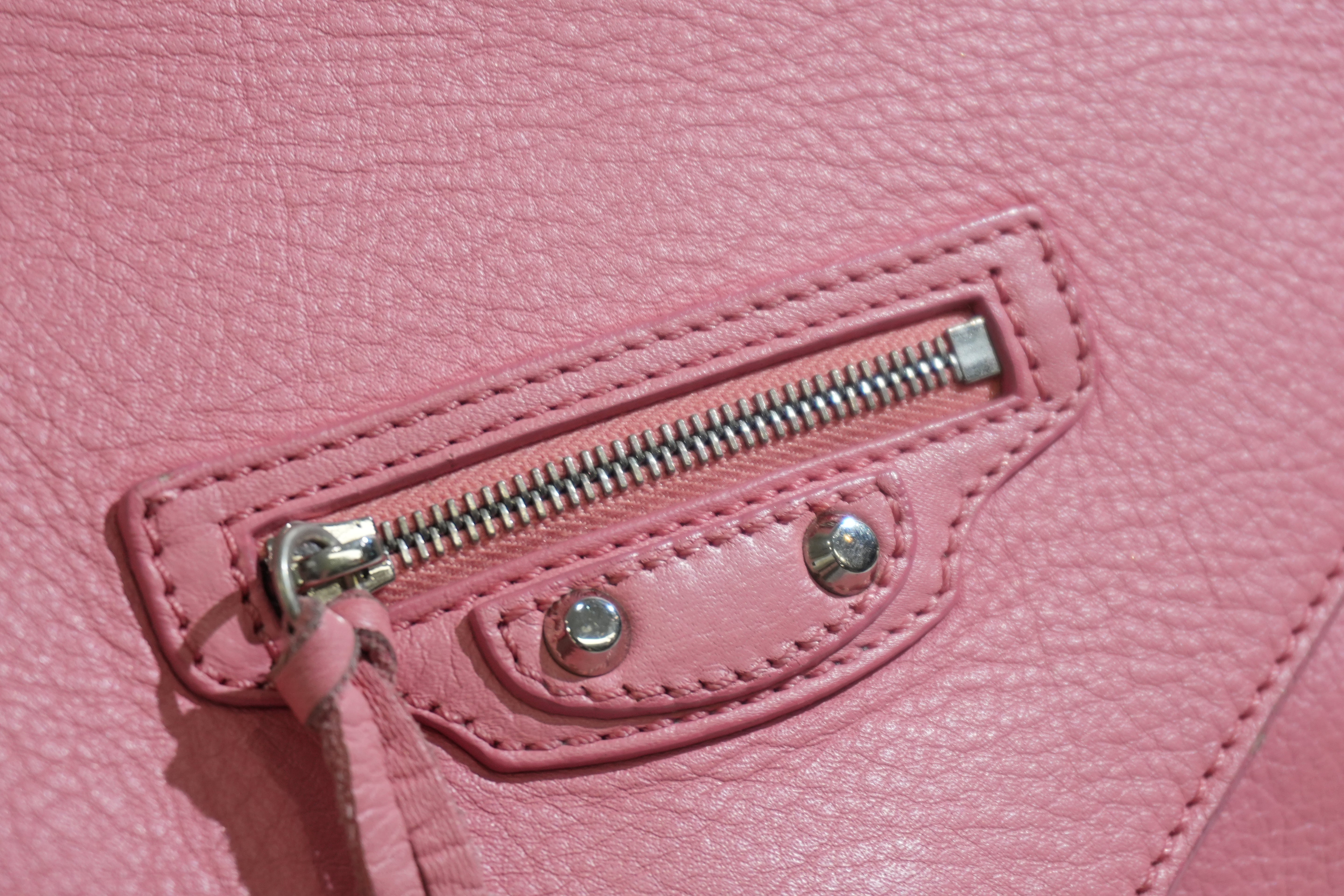 Pre-owned Balenciaga Envelope Style Flap Clutch Bag Pink