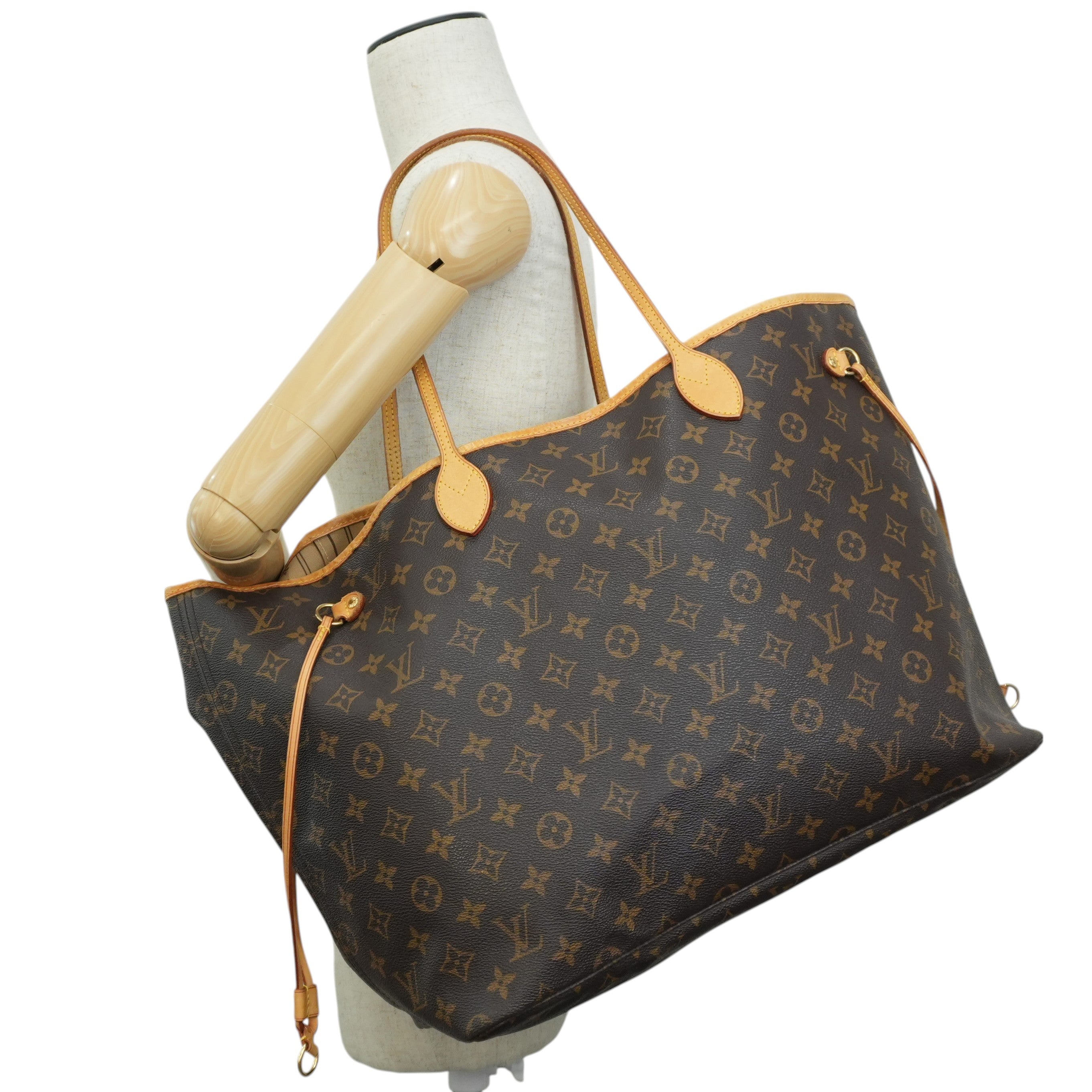 Louis Vuitton Monogram Neverfull GM Tote Bag Used