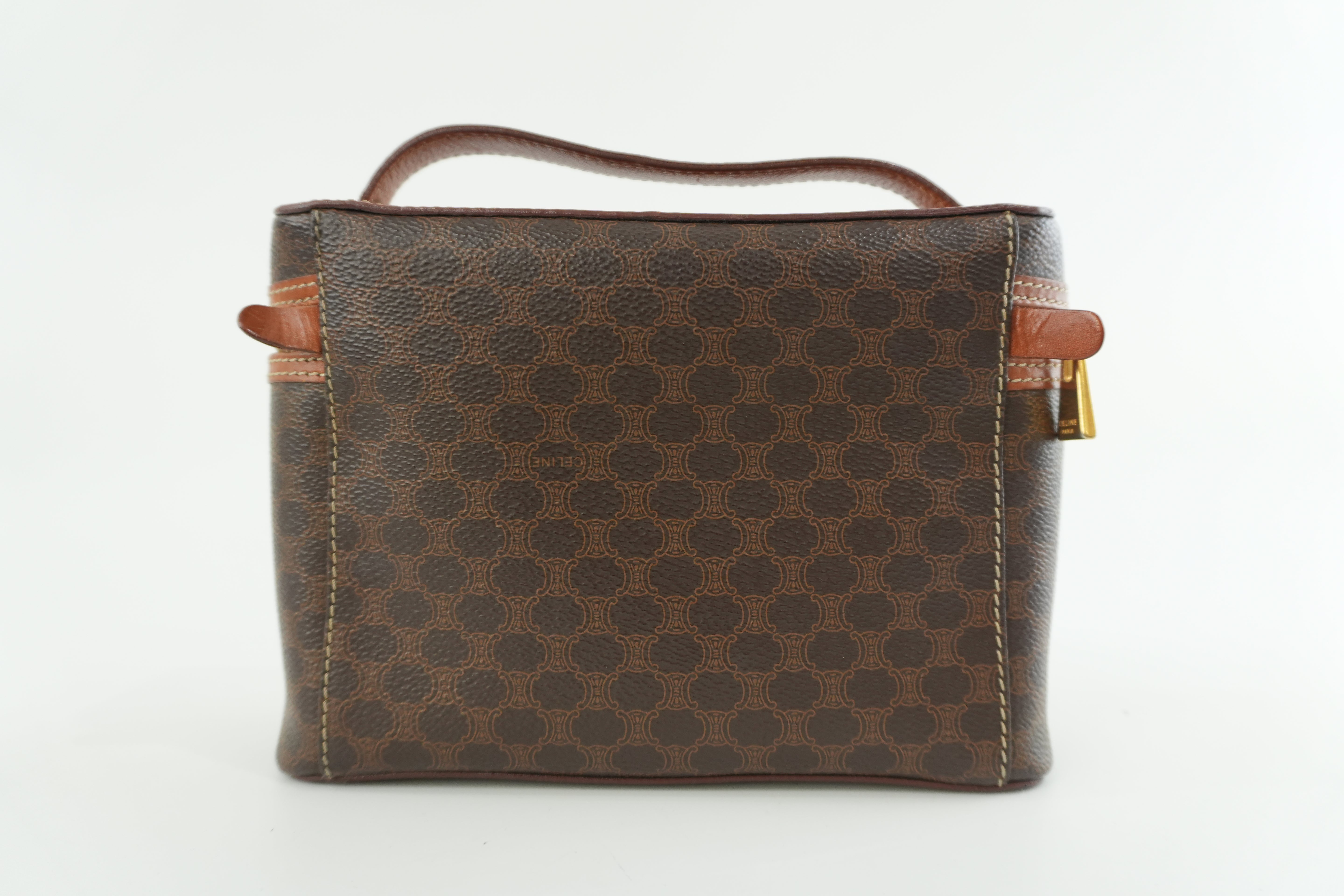 Pre-owned Celine Macadam Vanity Bag