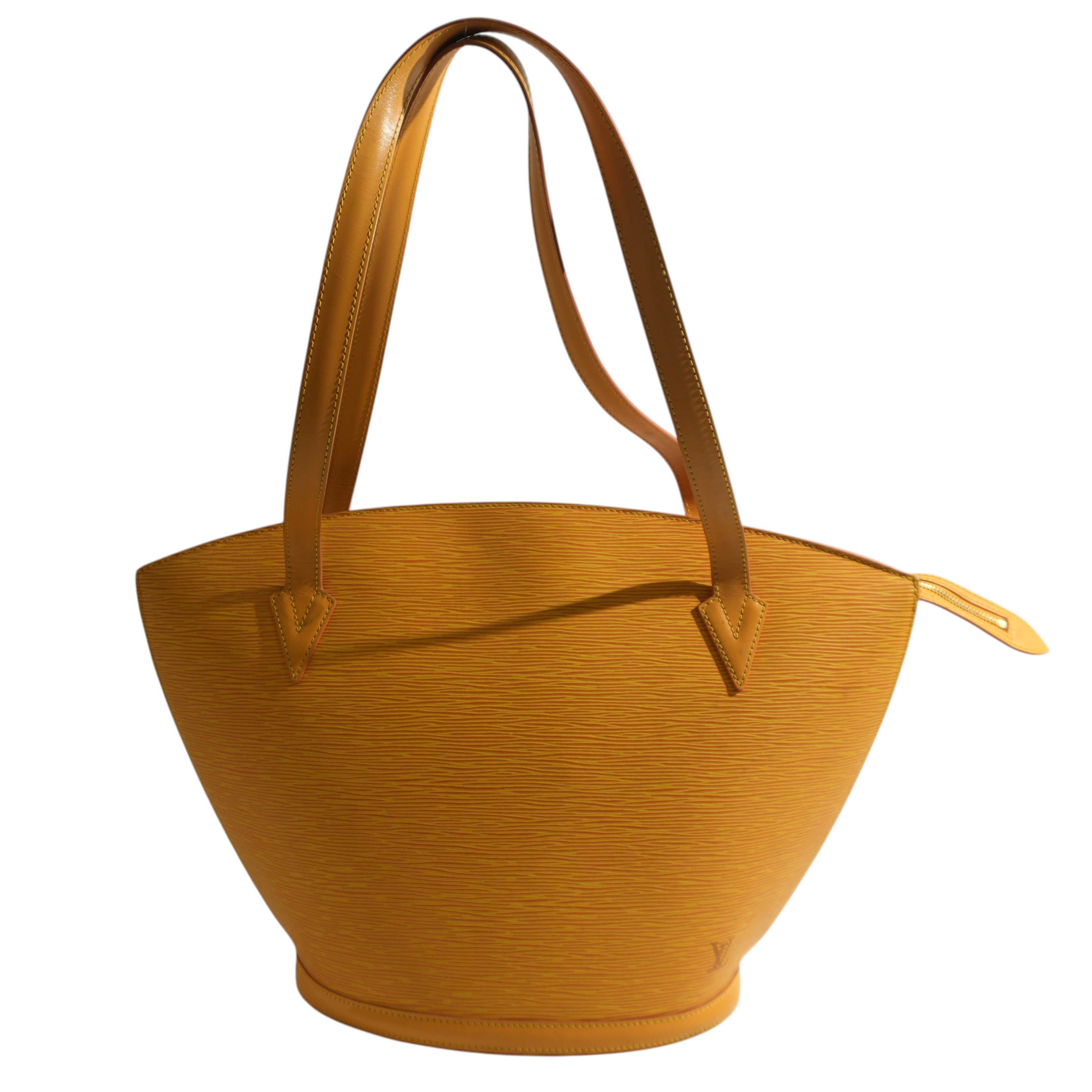 Pre-owned Louis Vuitton Epi Saint Jacque Gm Tote Bag Yellow