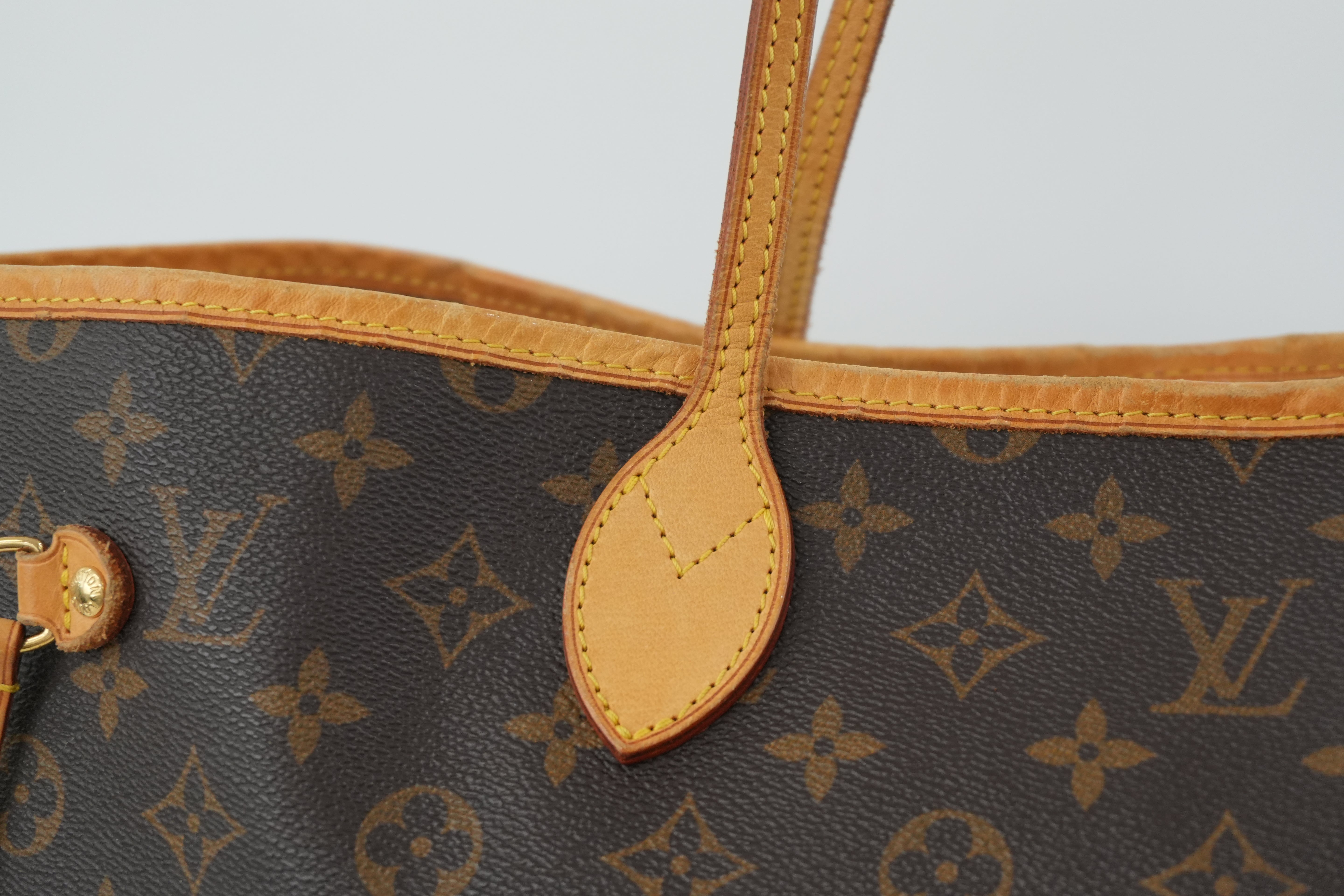 Louis Vuitton Monogram Neverfull GM Tote Bag Used