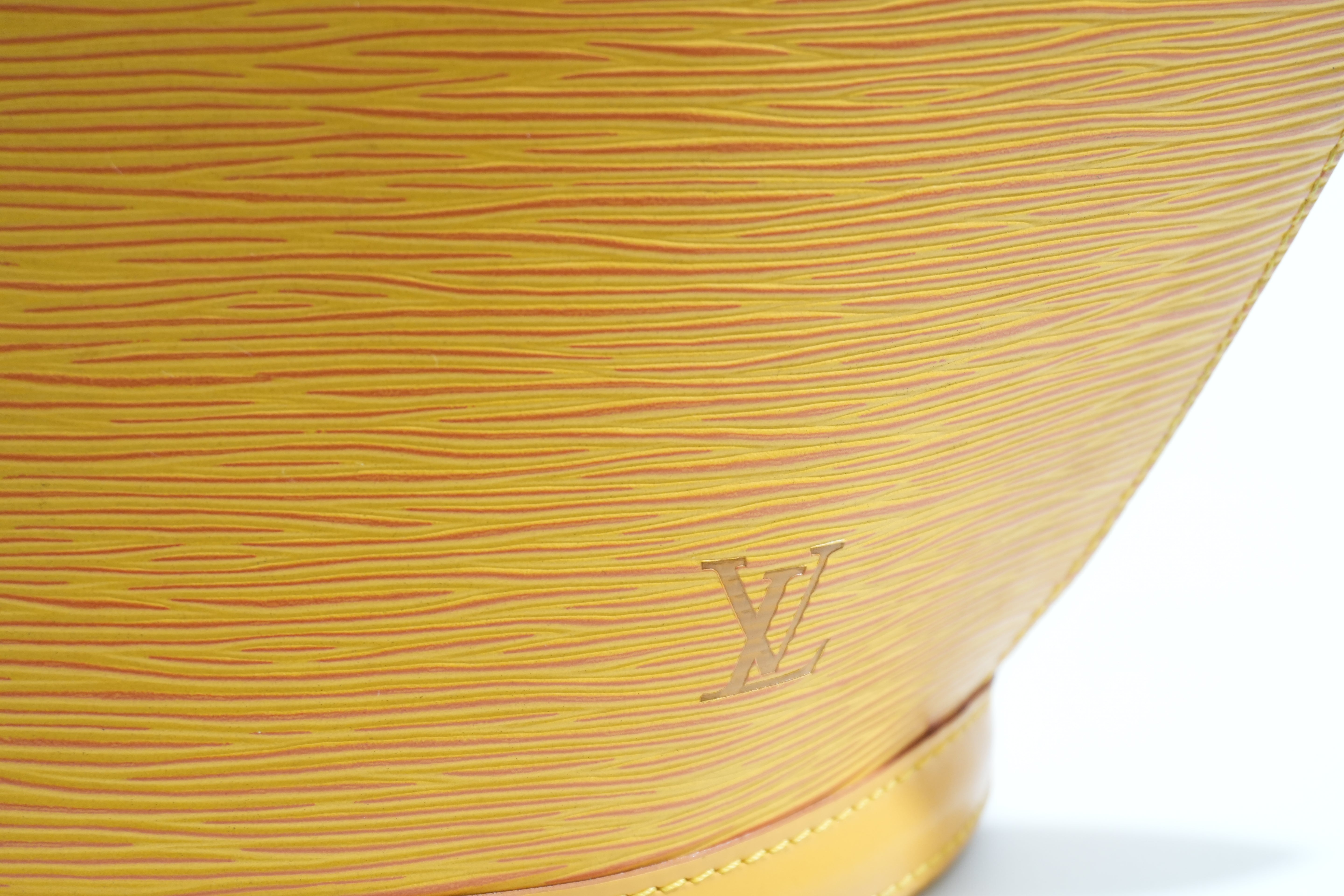 Pre-owned Louis Vuitton Epi Saint Jacque Gm Tote Bag Yellow