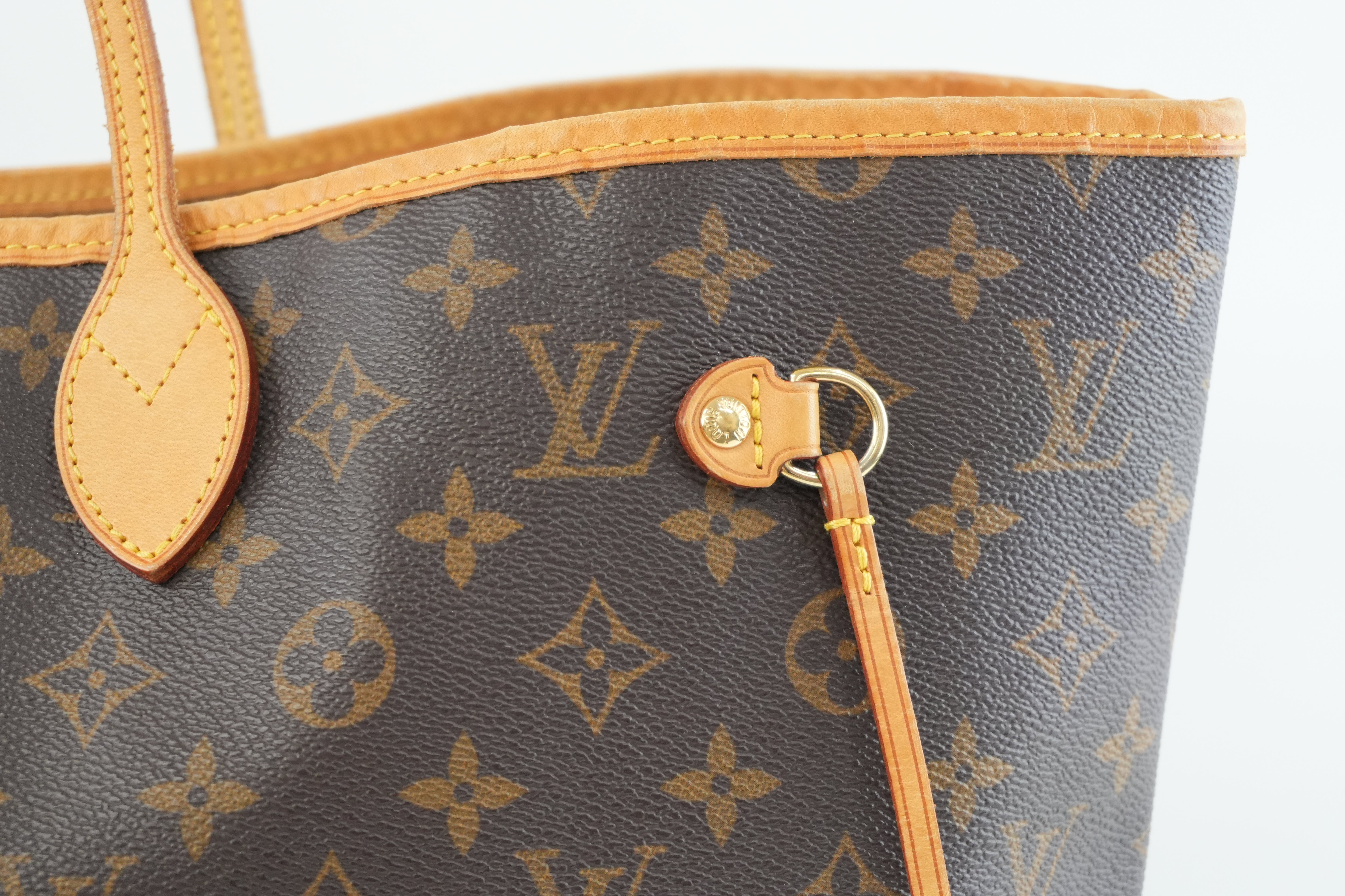 Louis Vuitton Monogram Neverfull GM Tote Bag Used