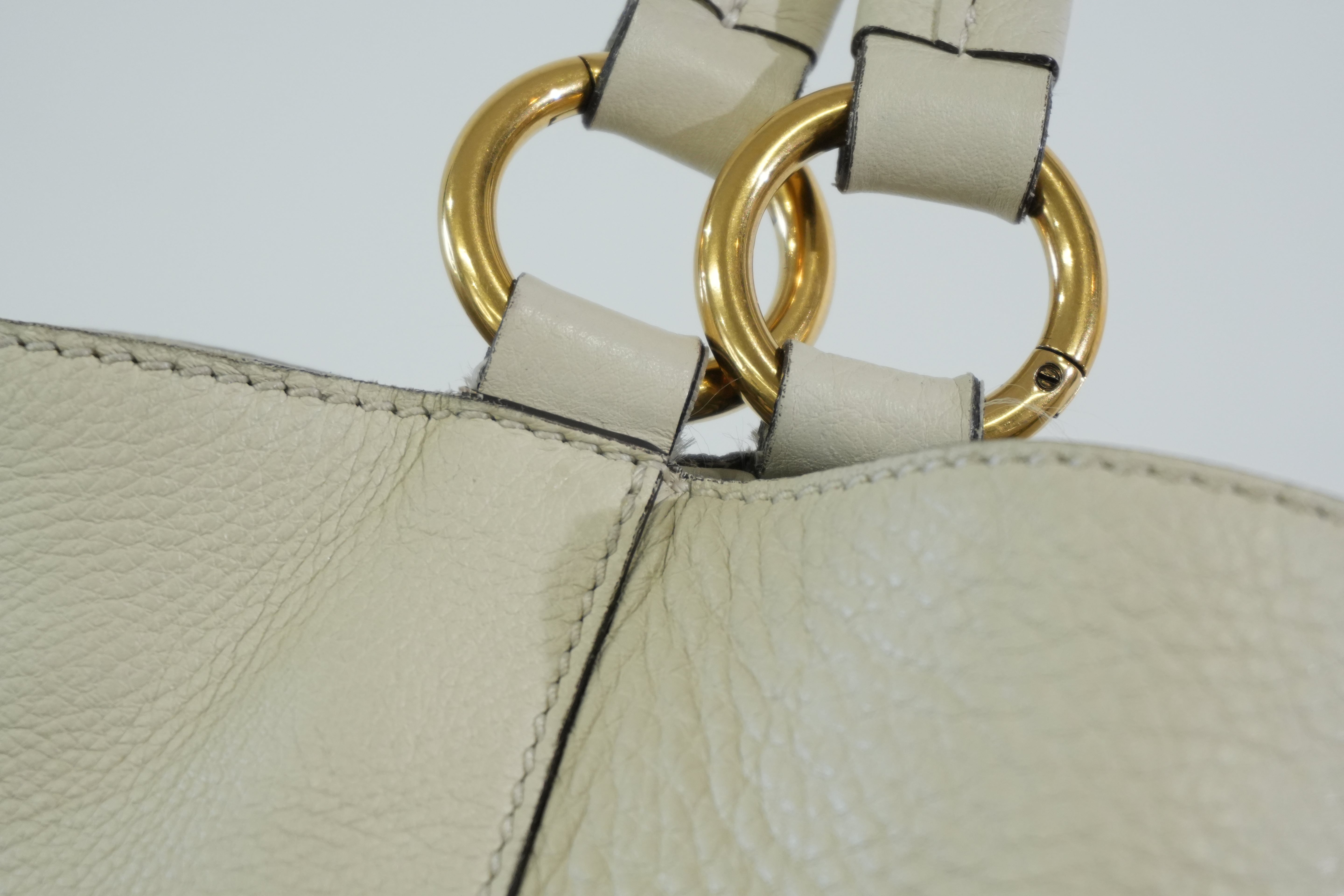 Pre-owned Gucci Interlocking G Tote Bag Ivory