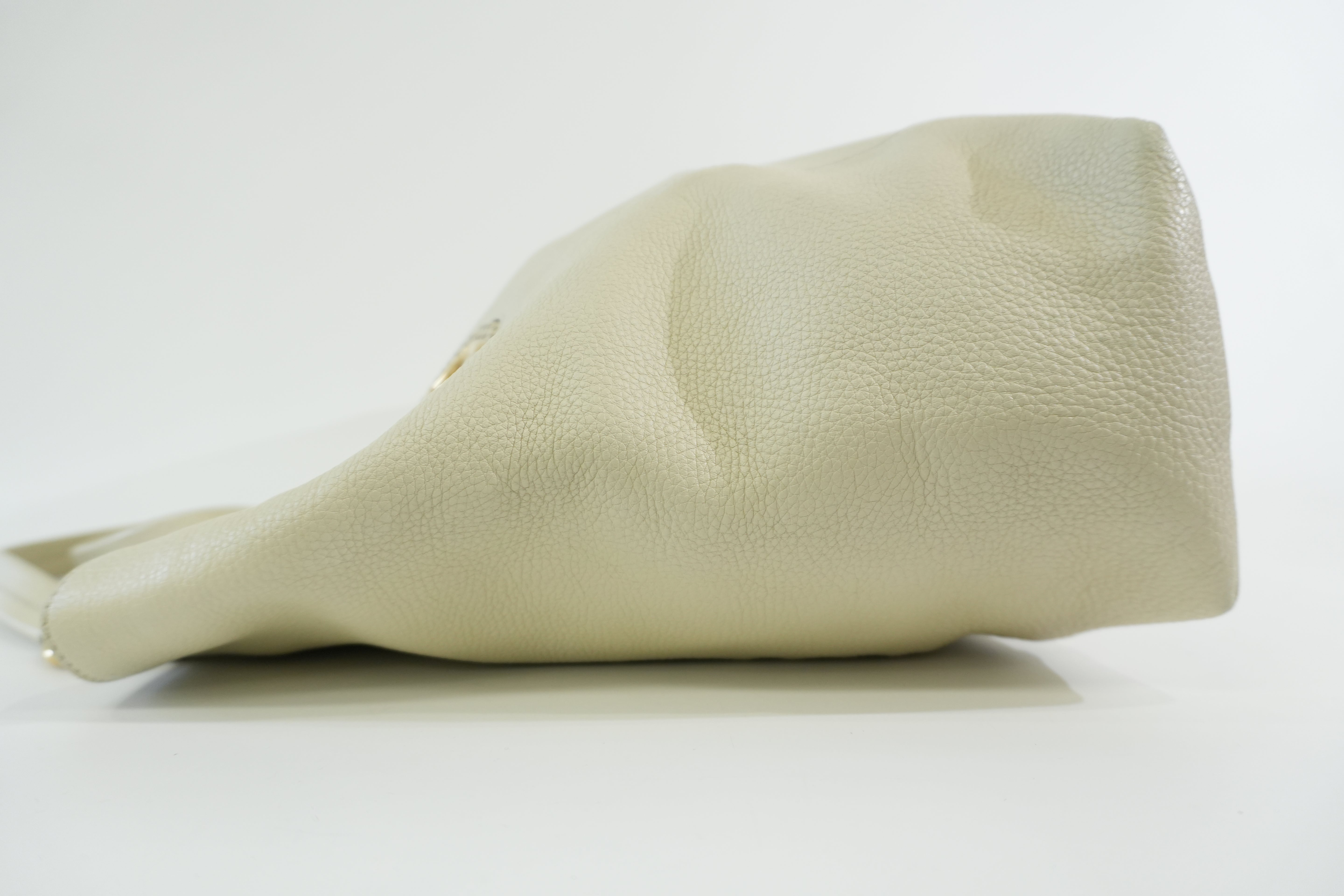 Pre-owned Gucci Interlocking G Tote Bag Ivory